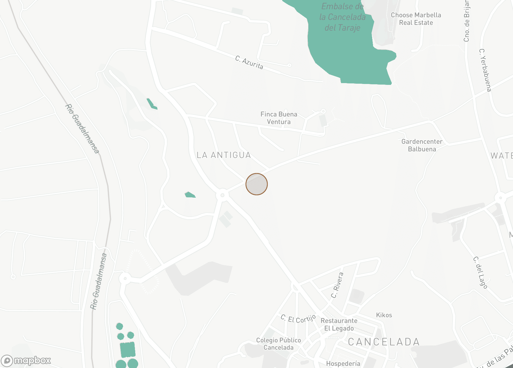Property Location Map, Cancelada, Estepona East
