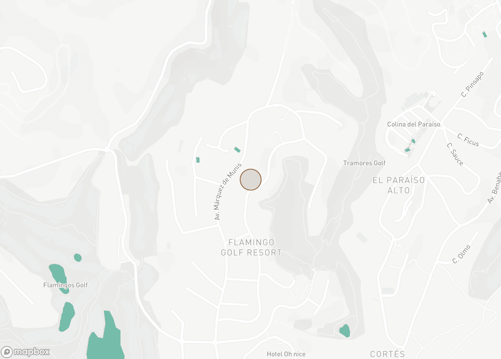 Property Location Map, Los Flamingos, Benahavis