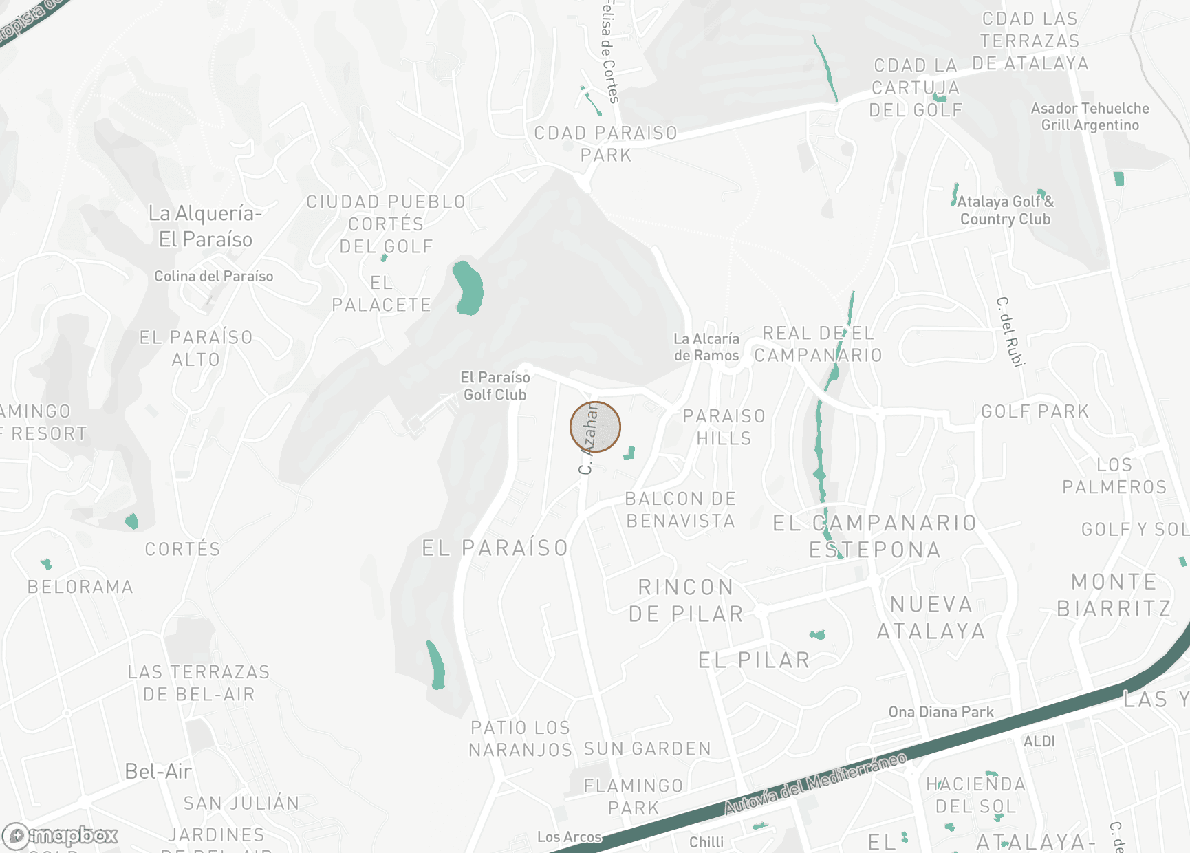 Property Location Map, Paraiso Medio, Estepona East