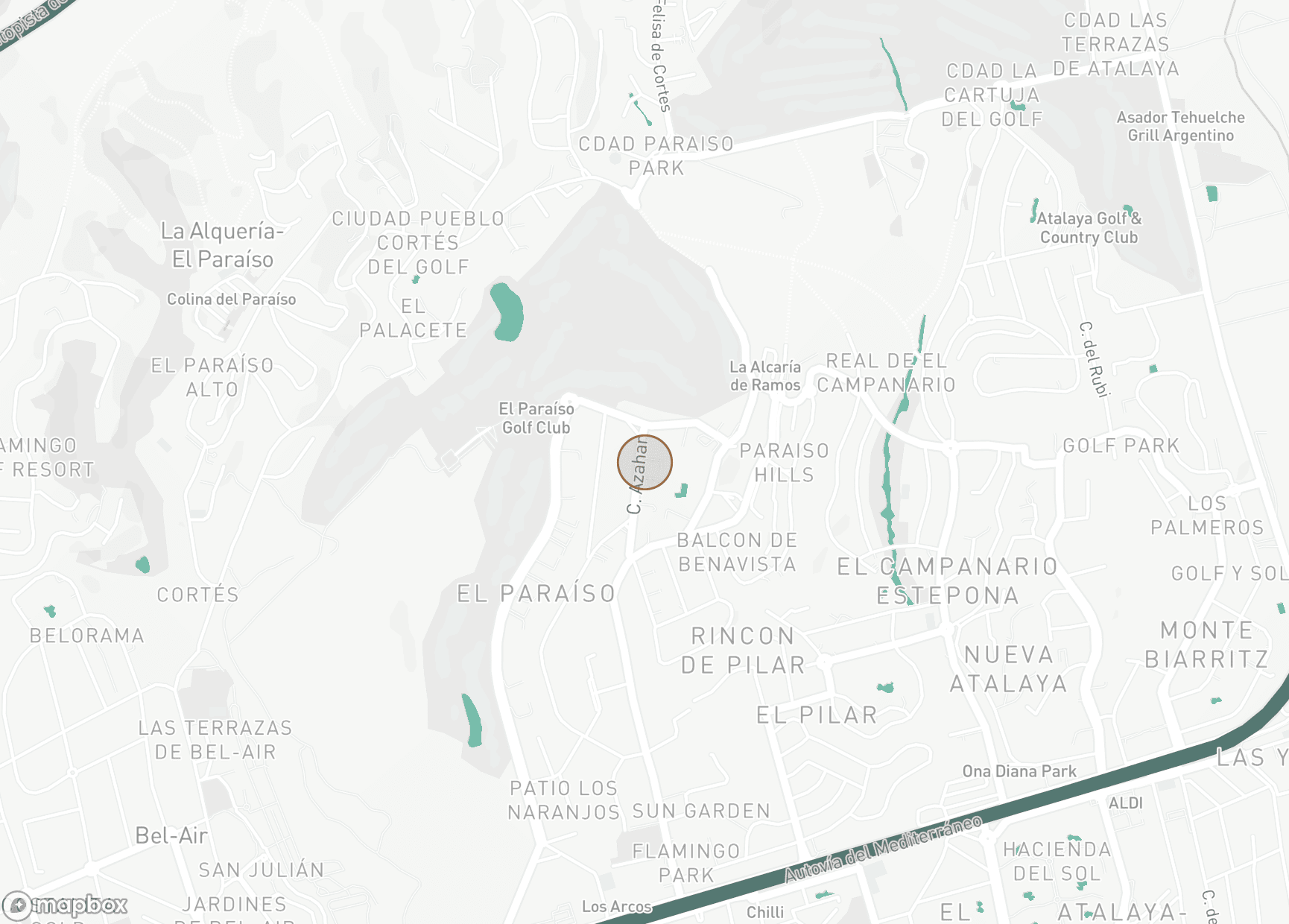 Property Location Map, Paraiso Medio, Estepona East