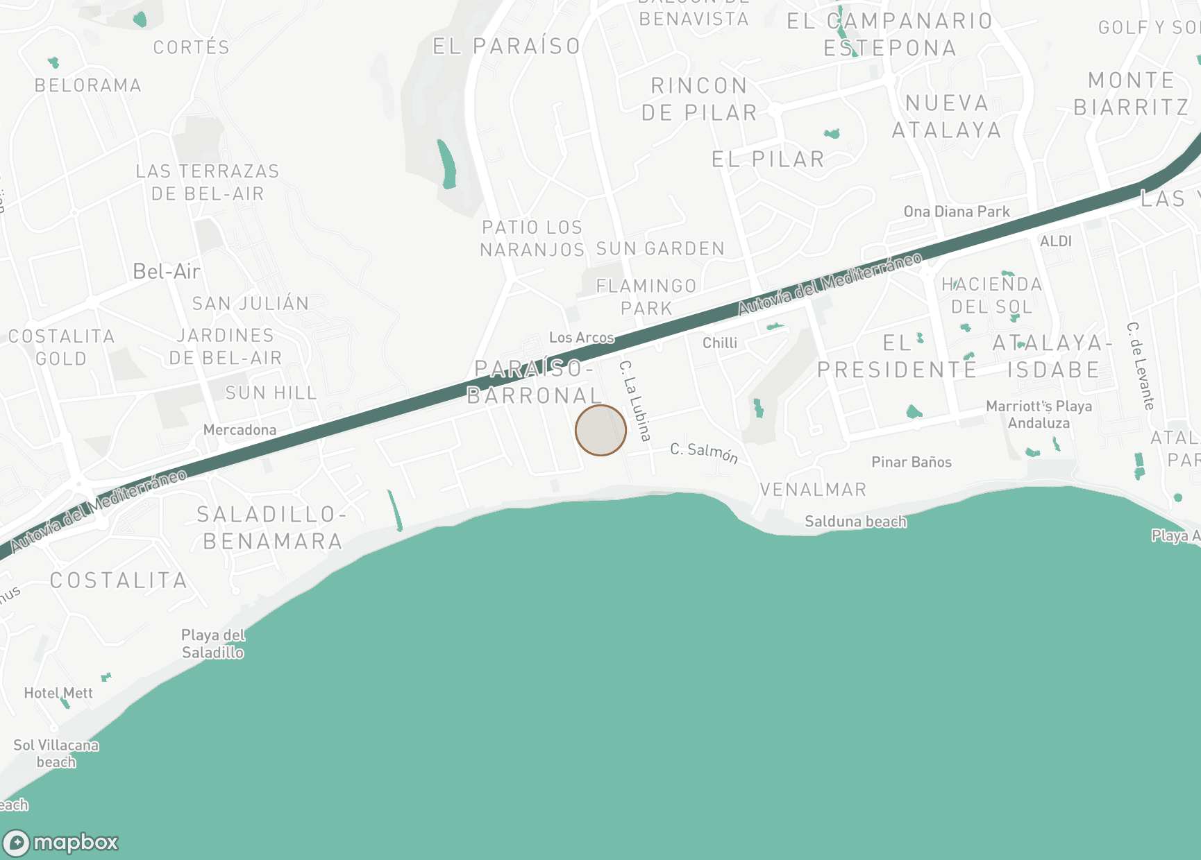 Property Location Map, Paraiso Barronal, Estepona East