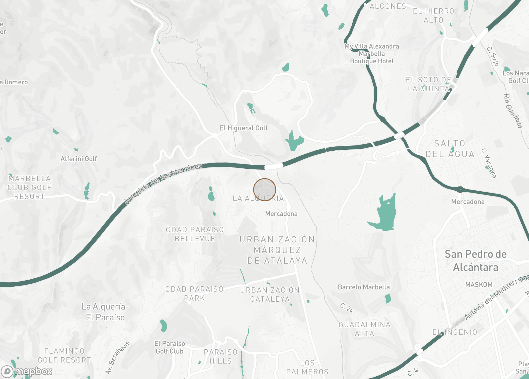 Property Location Map, Gazules del Sol, Benahavis