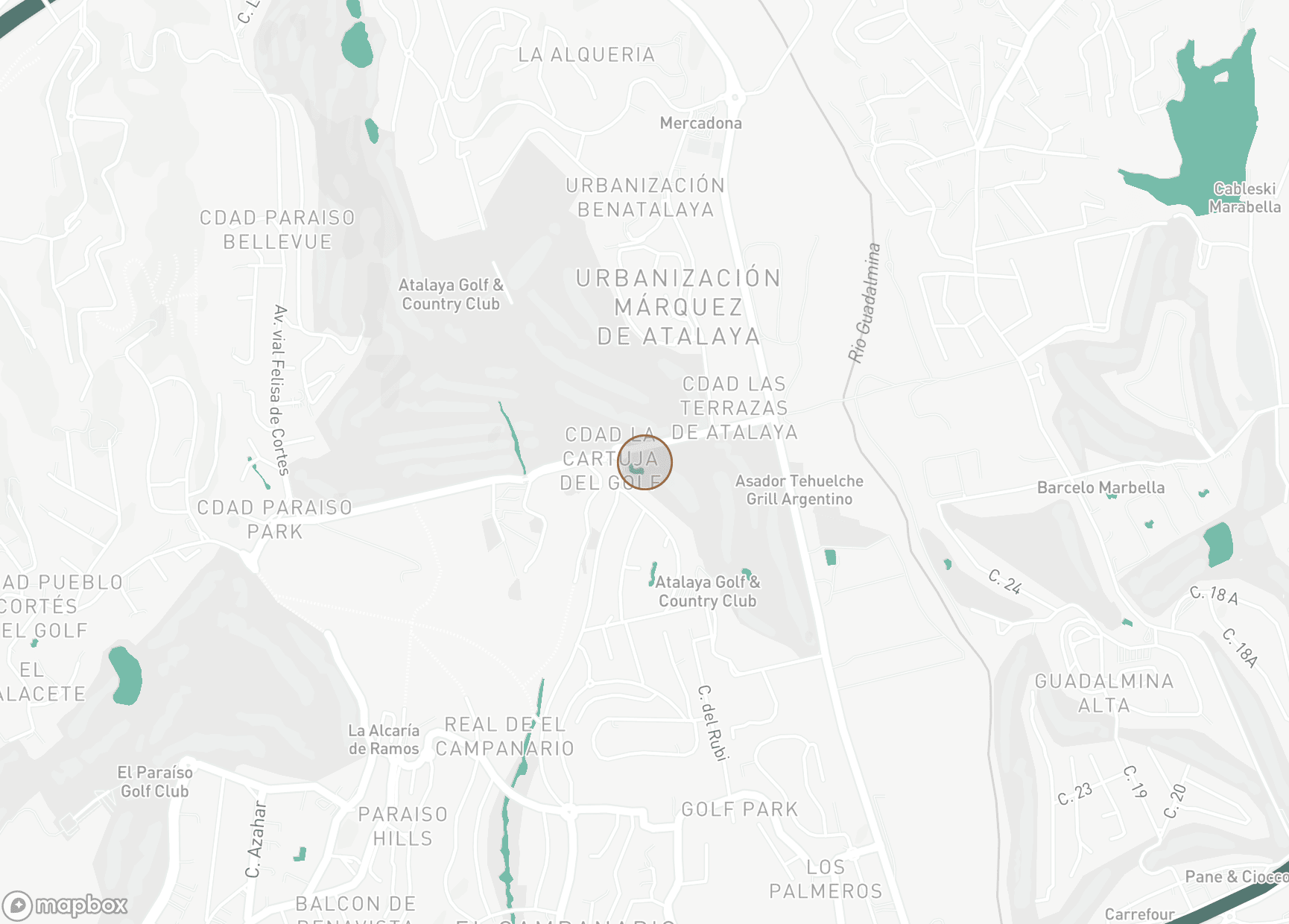 Property Location Map, Atalaya, Estepona East