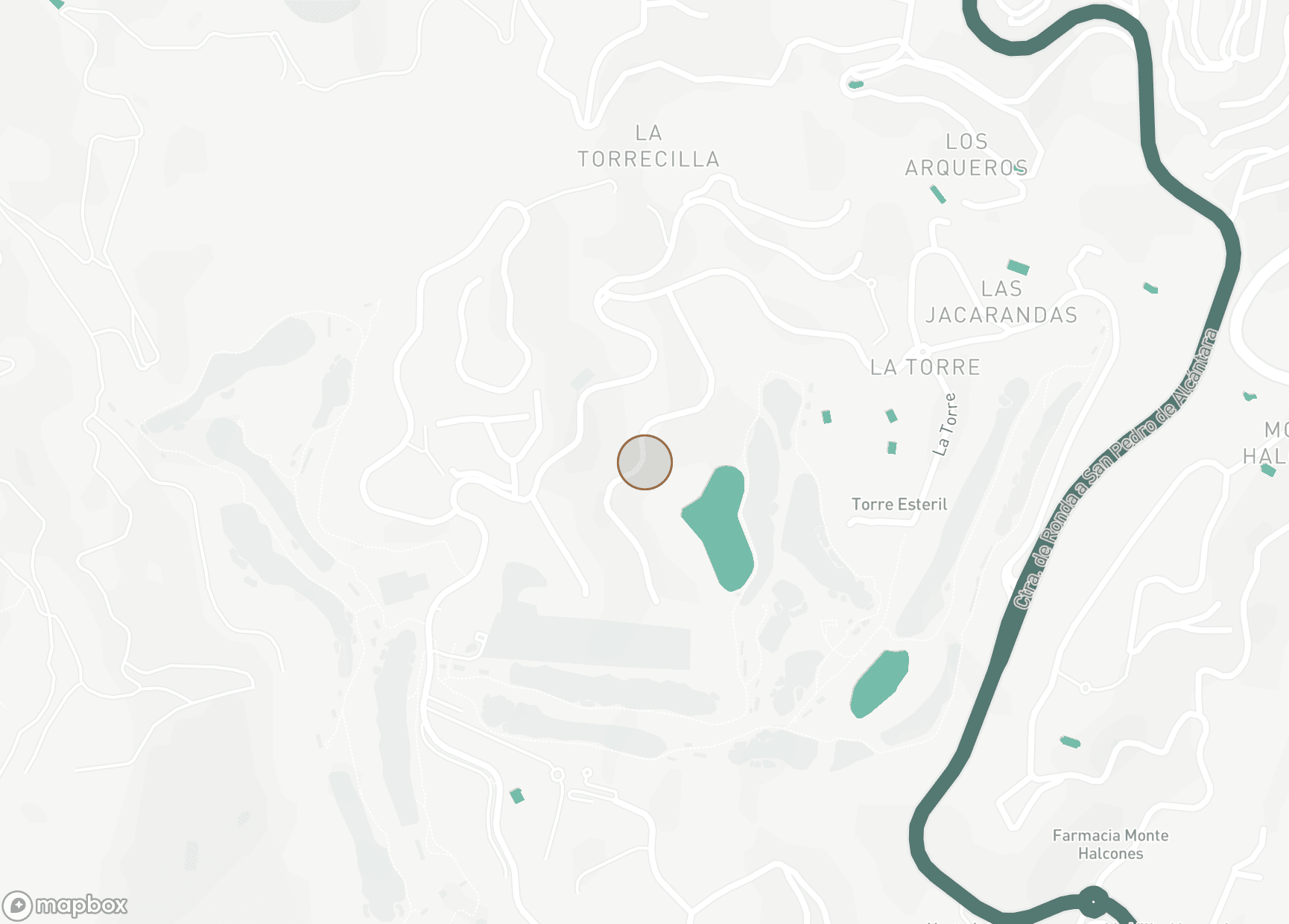 Property Location Map, Los Arqueros, Benahavis