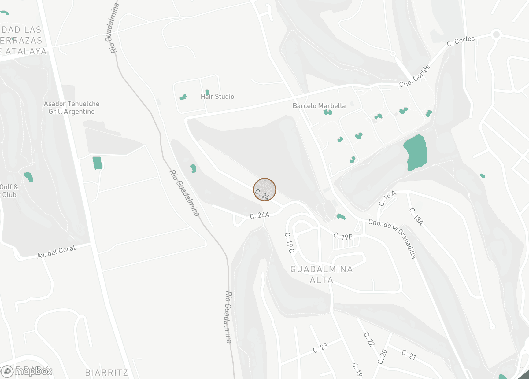 Property Location Map, Guadalmina Alta, San Pedro de Alcantara