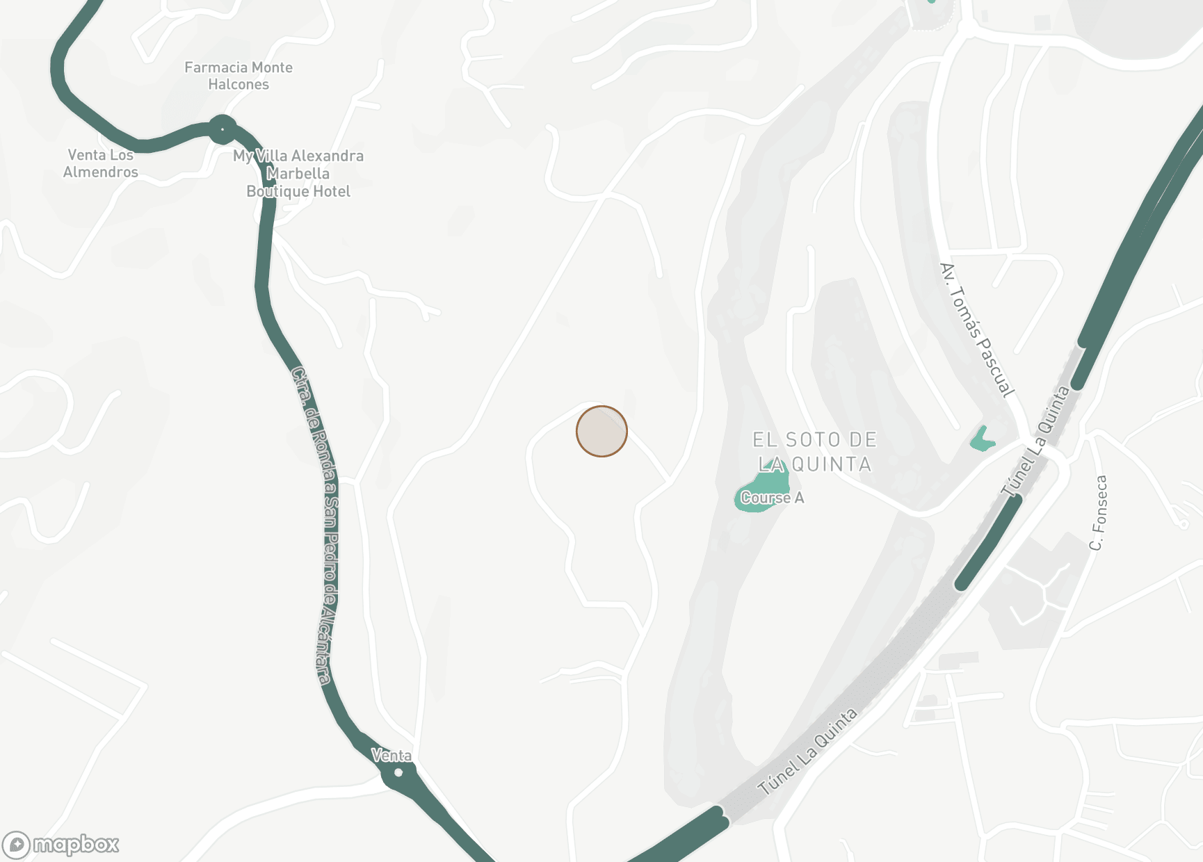 Property Location Map, La Quinta, Benahavis