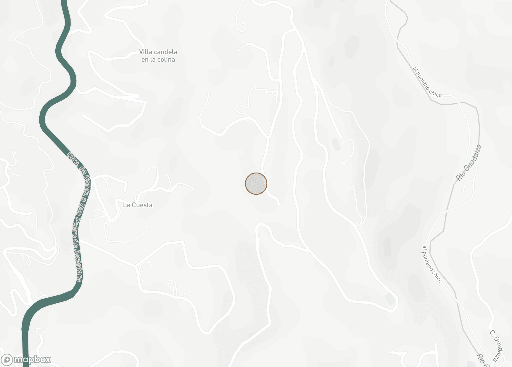 Property Location Map, El Madroñal, Benahavis
