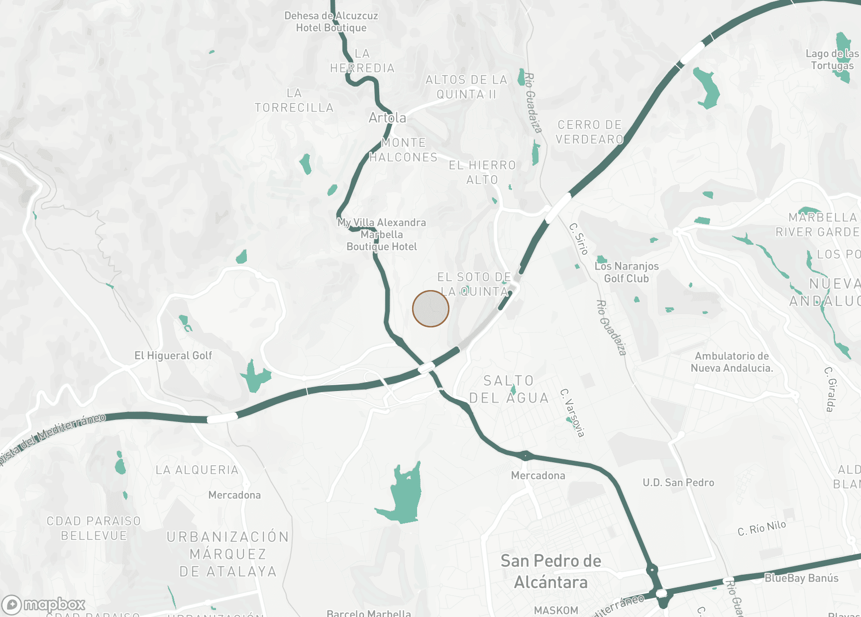 Property Location Map, Fuente del Espanto, Benahavis