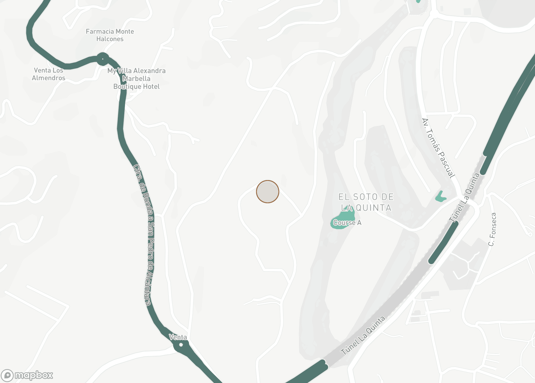 Property Location Map, La Quinta, Benahavis