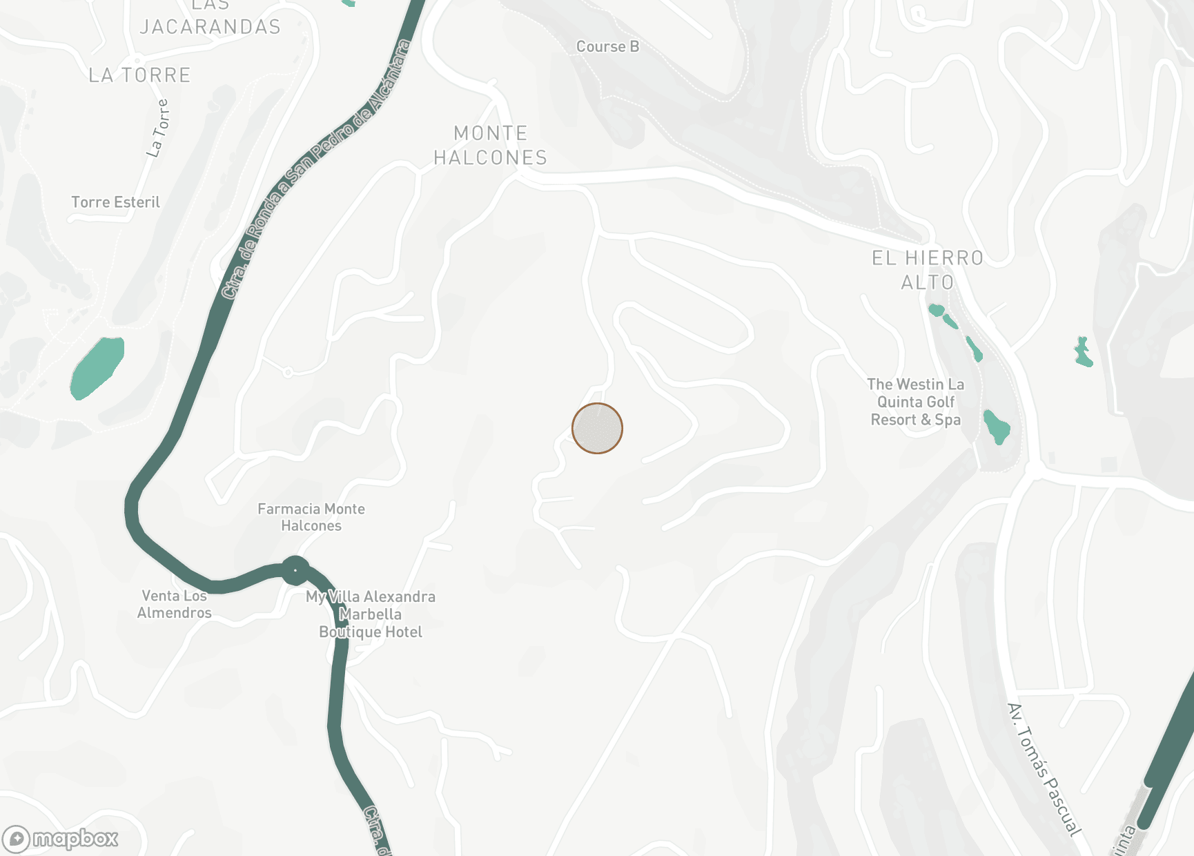 Property Location Map, The Hills, Benahavis