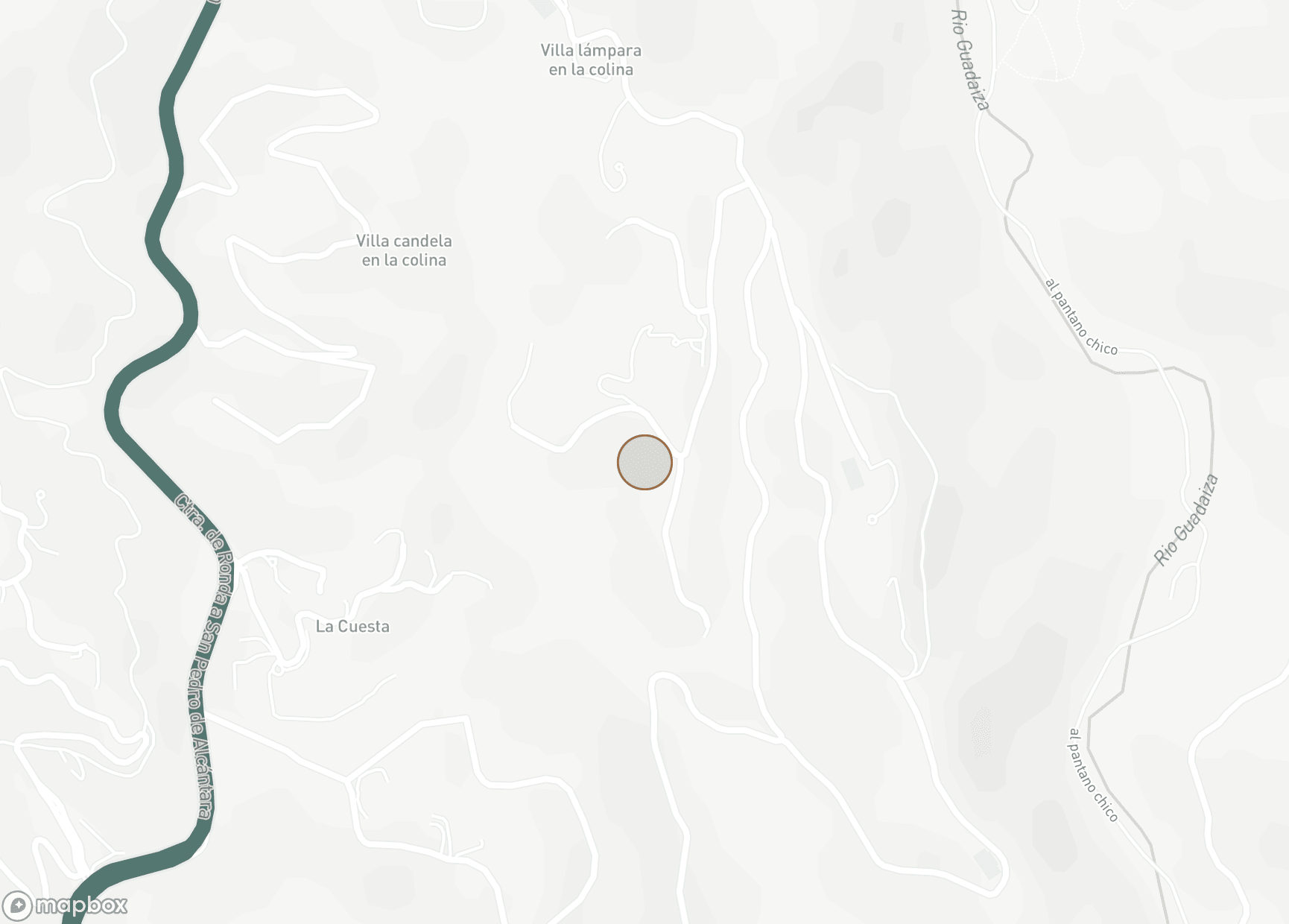 Property Location Map, El Madroñal, Benahavis