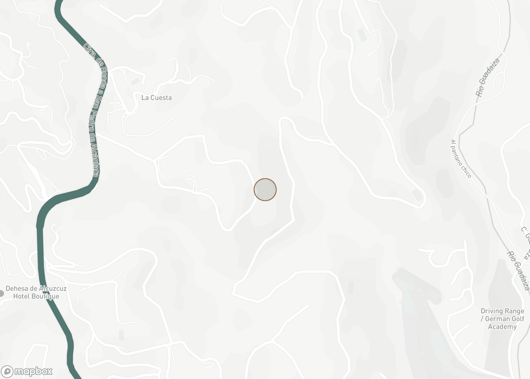 Property Location Map, El Madroñal, Benahavis