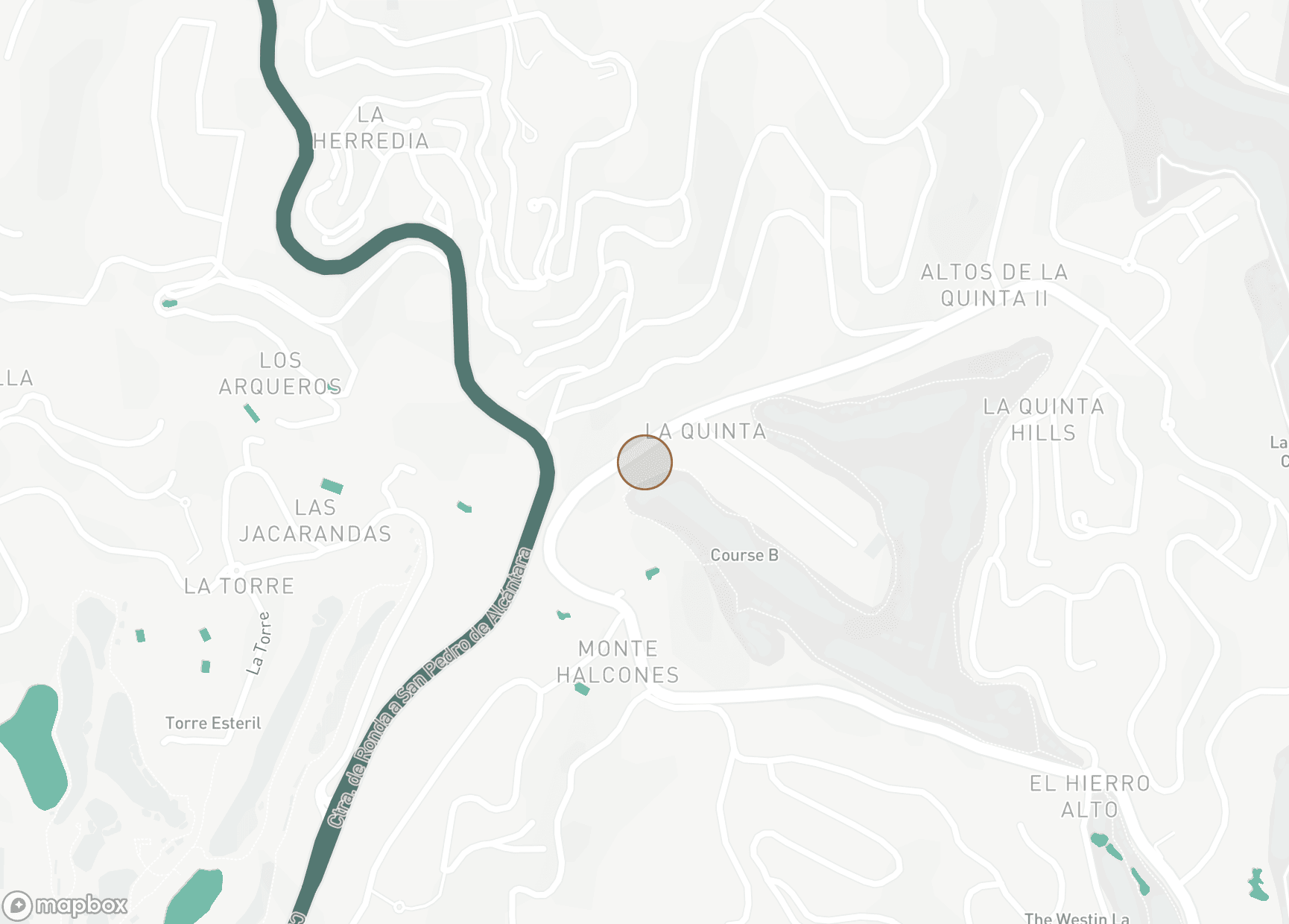 Property Location Map, La Quinta, Benahavis