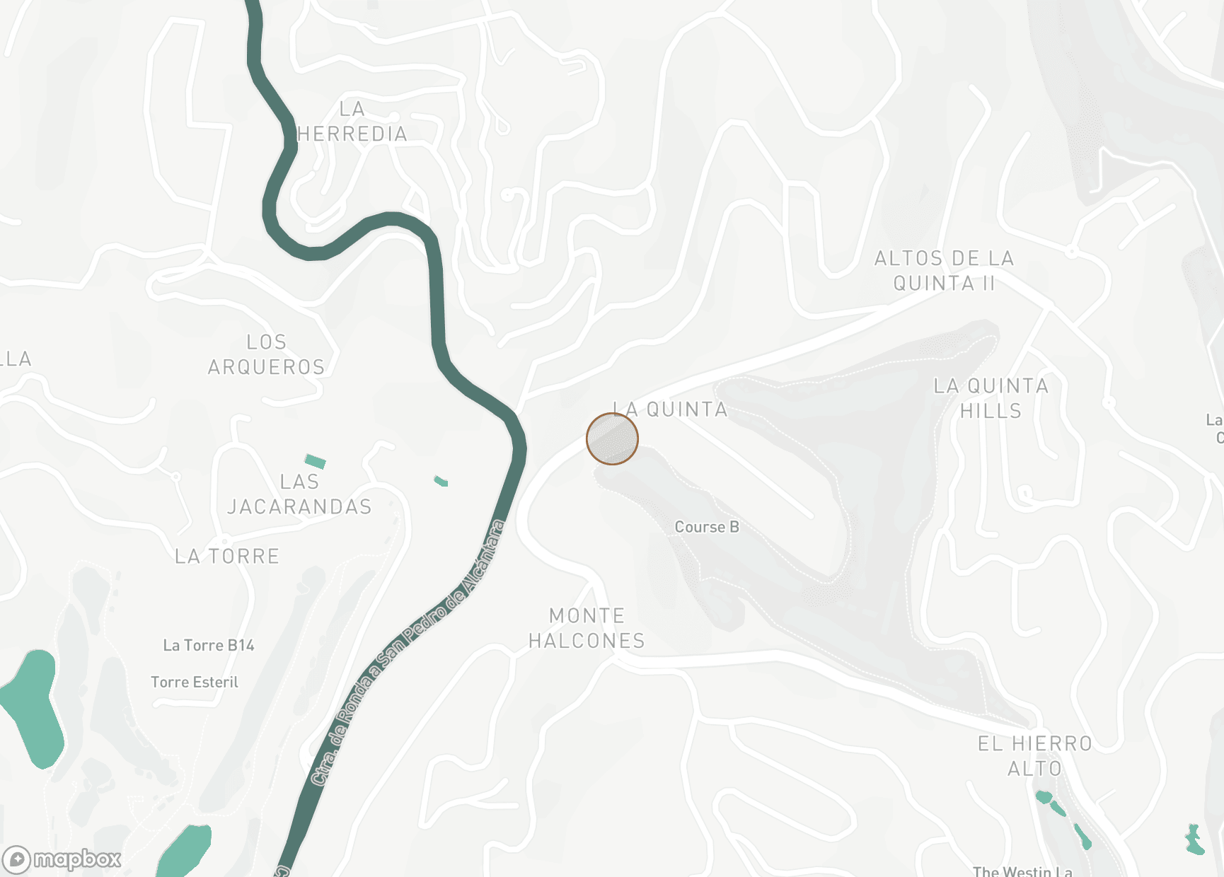 Property Location Map, La Quinta, Benahavis