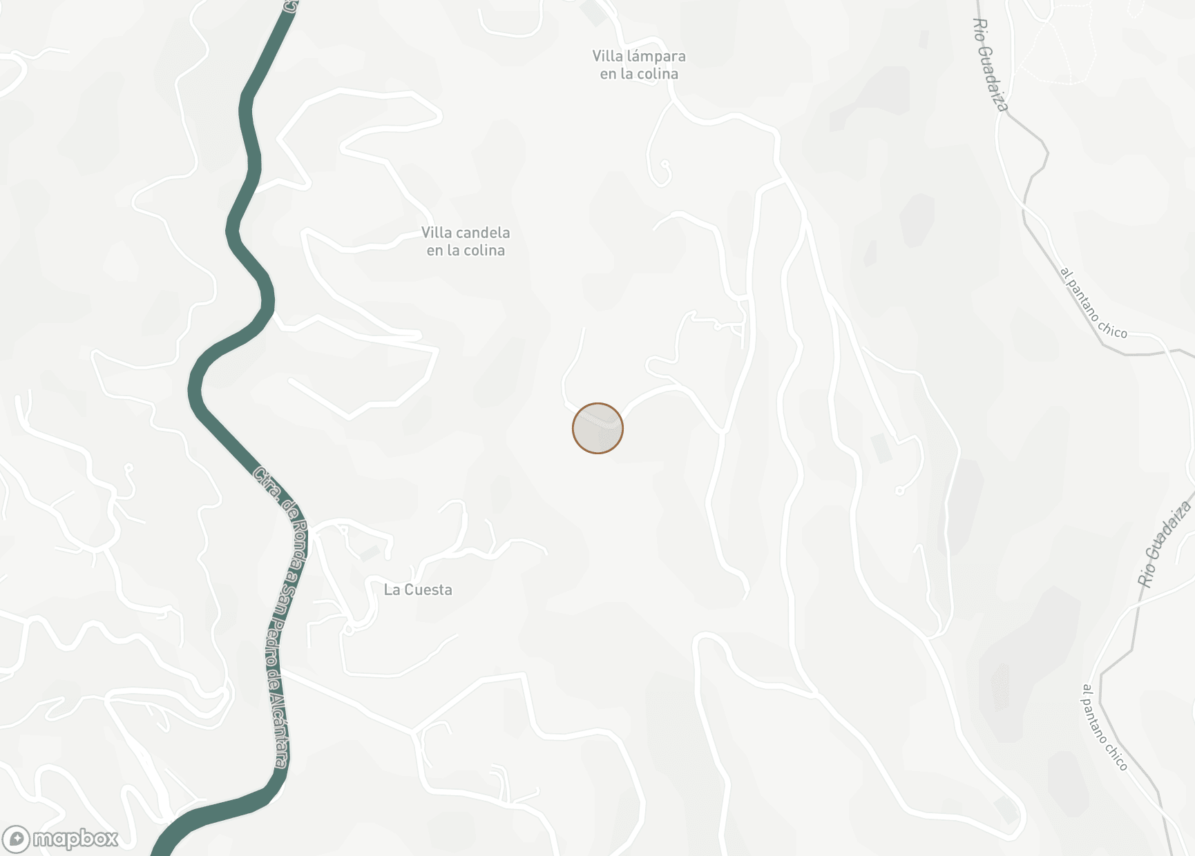 Property Location Map, El Madroñal, Benahavis
