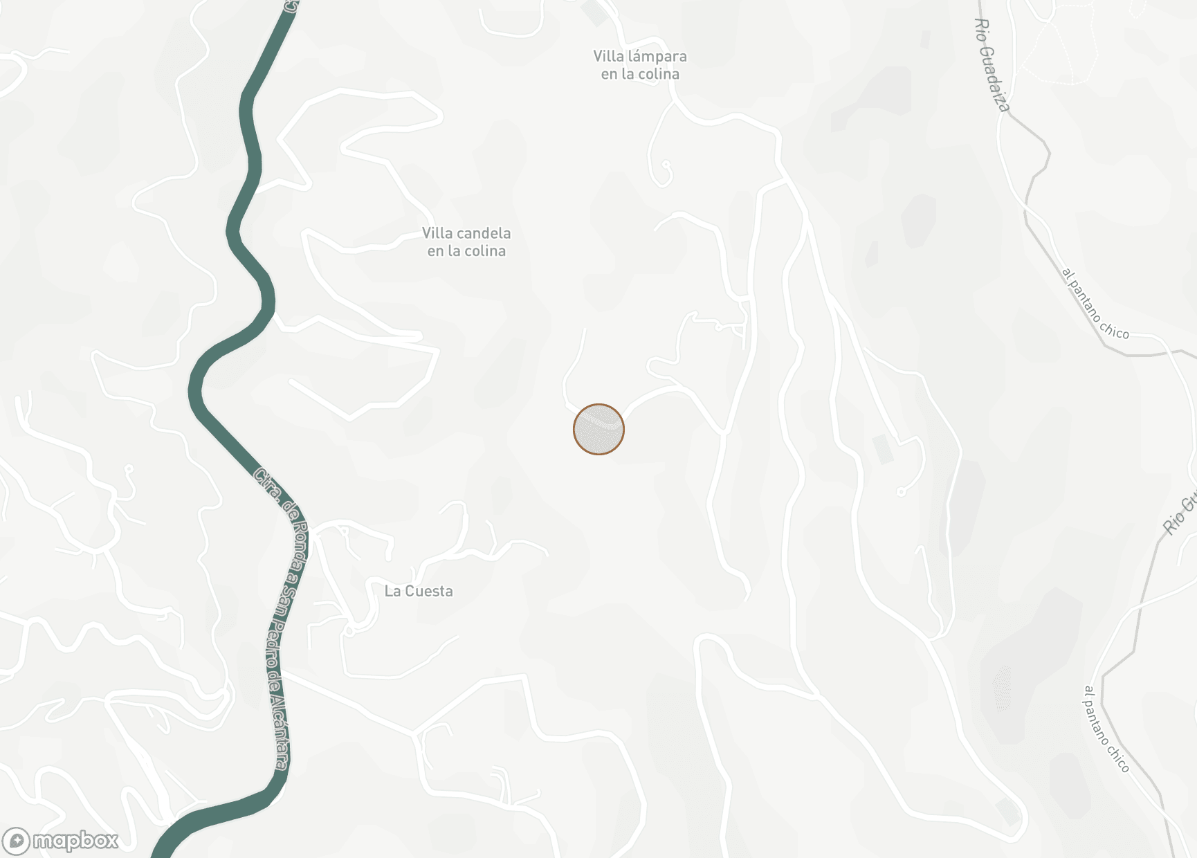 Property Location Map, El Madroñal, Benahavis