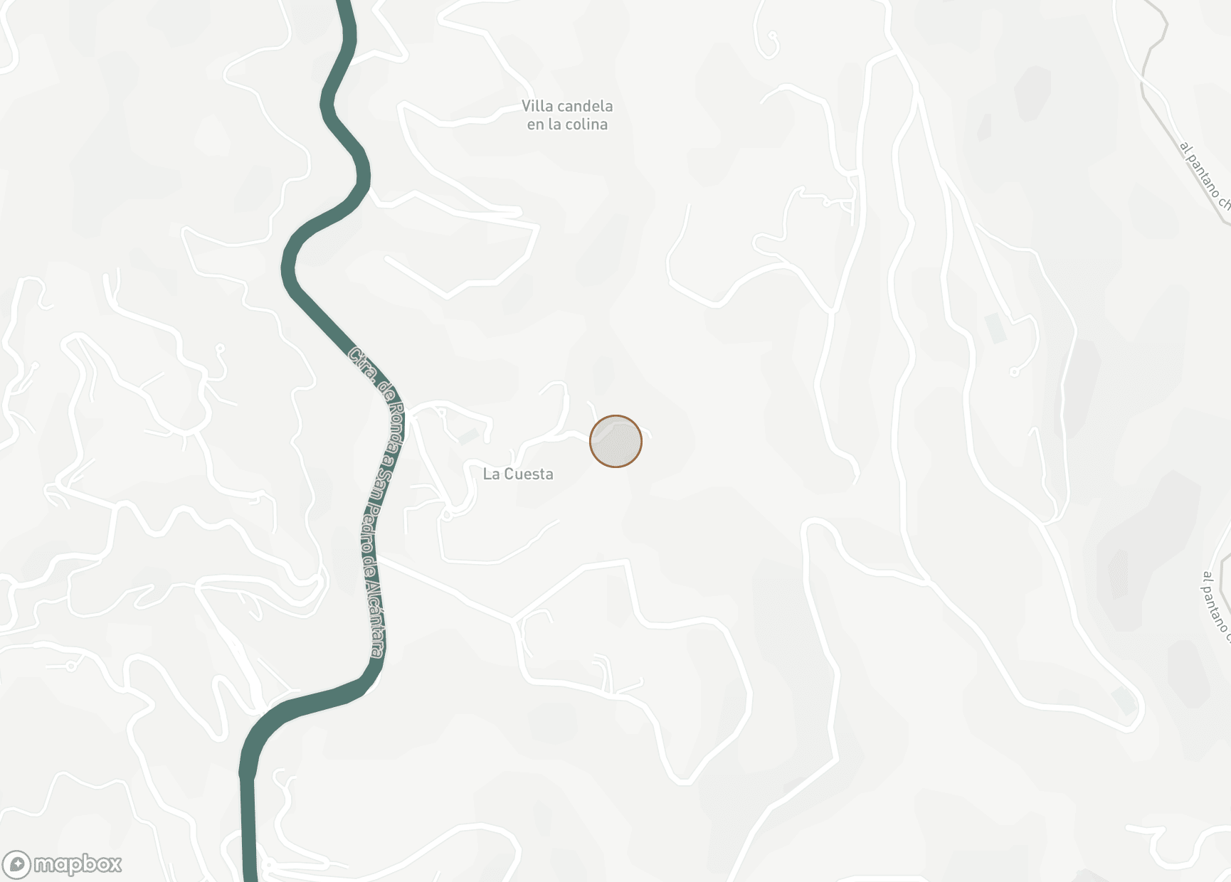 Property Location Map, El Madroñal, Benahavis