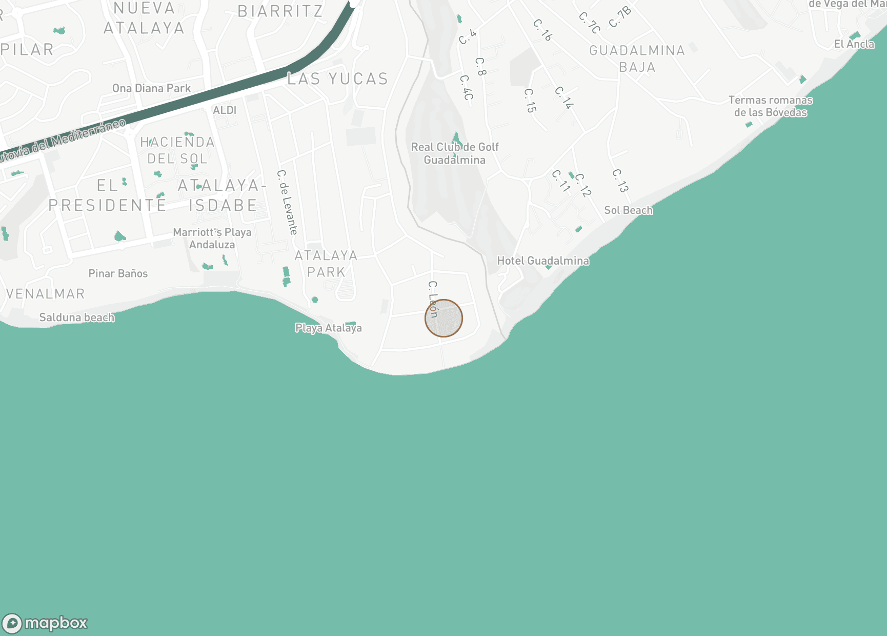 Property Location Map, Casasola, Estepona Öst
