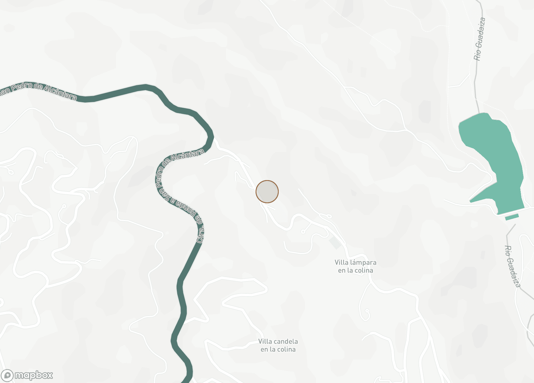 Property Location Map, El Madroñal, Benahavis