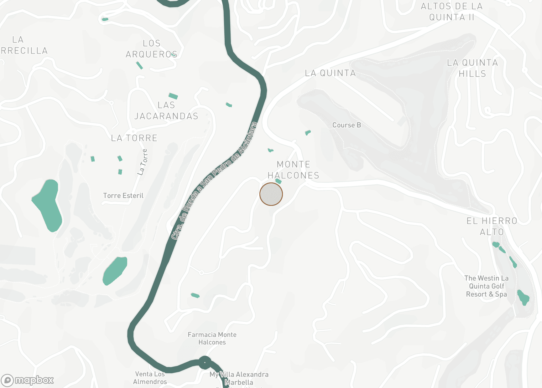 Property Location Map, La Quinta, Benahavis