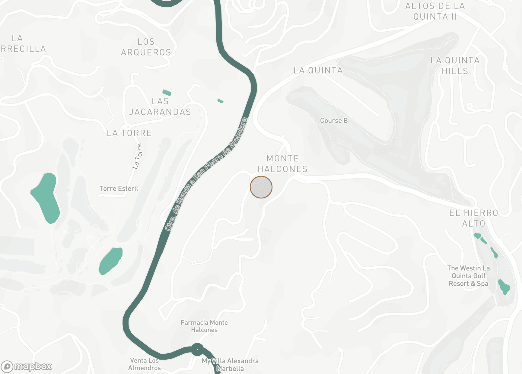 Property Location Map, La Quinta, Benahavis
