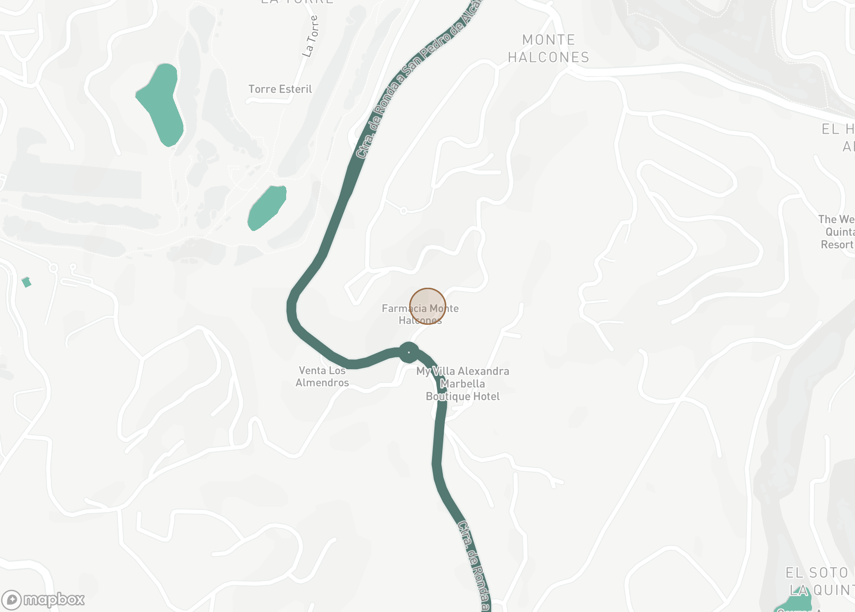 Property Location Map, Monte Halcones, Benahavis