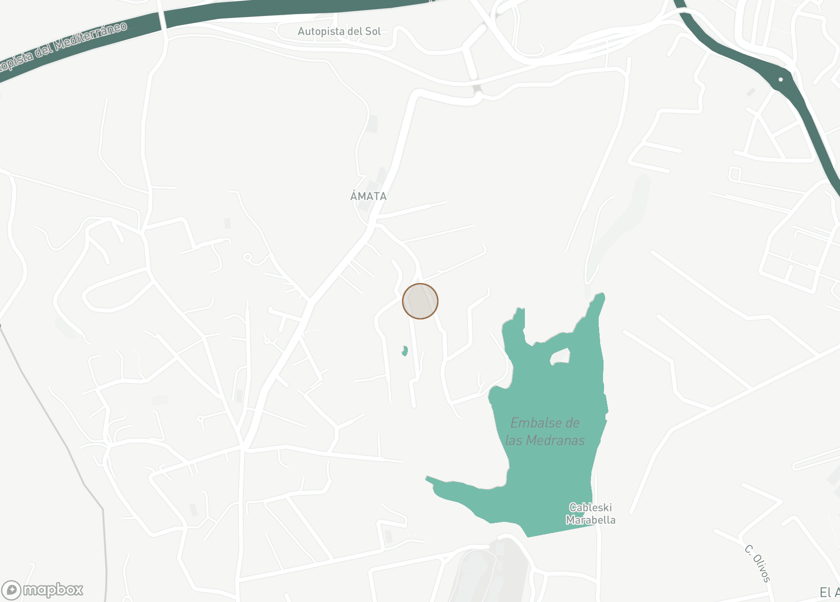 Property Location Map, Guadalmina Alta, San Pedro de Alcantara