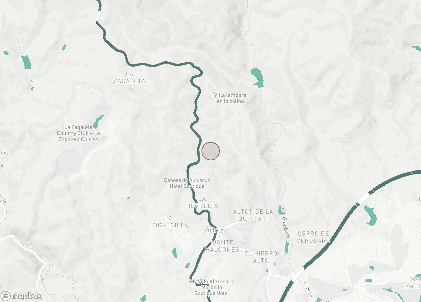 Property Location Map, El Madroñal, Benahavis