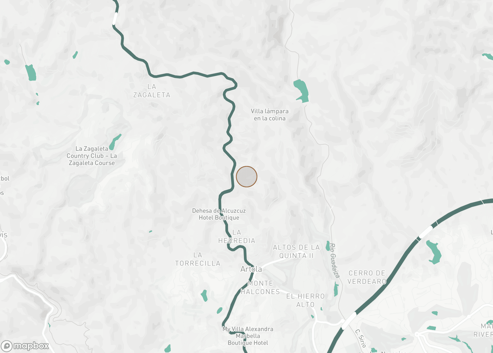 Property Location Map, El Madroñal, Benahavis