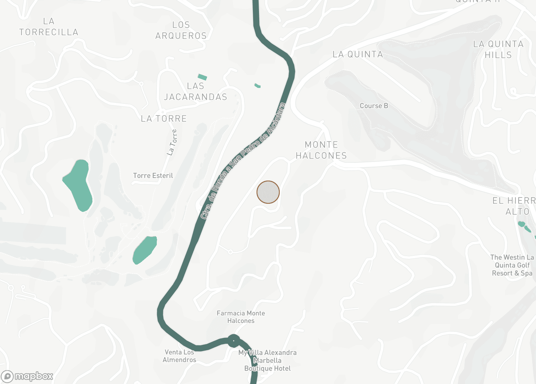 Property Location Map, Monte Halcones, Benahavis