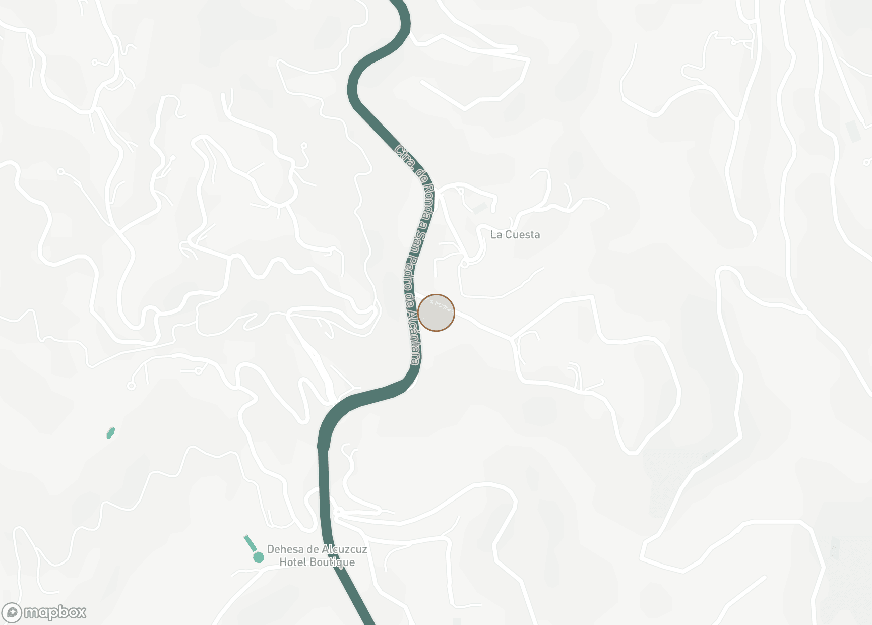 Property Location Map, El Madroñal, Benahavis