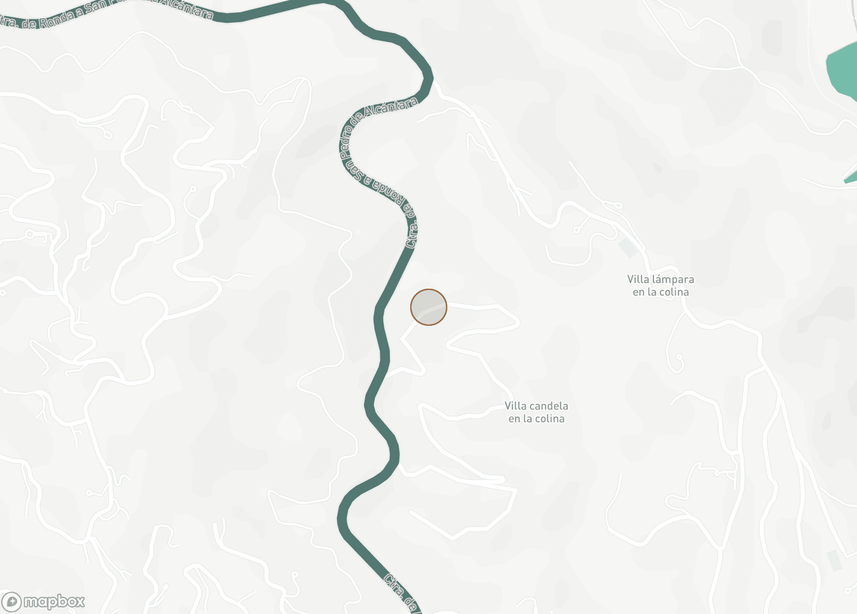 Property Location Map, El Madroñal, Benahavis