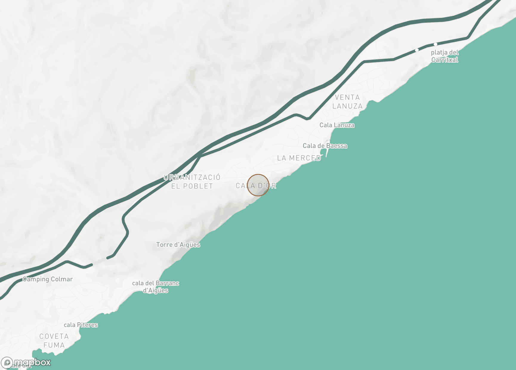 Property Location Map, Cala D'Or, El Campello