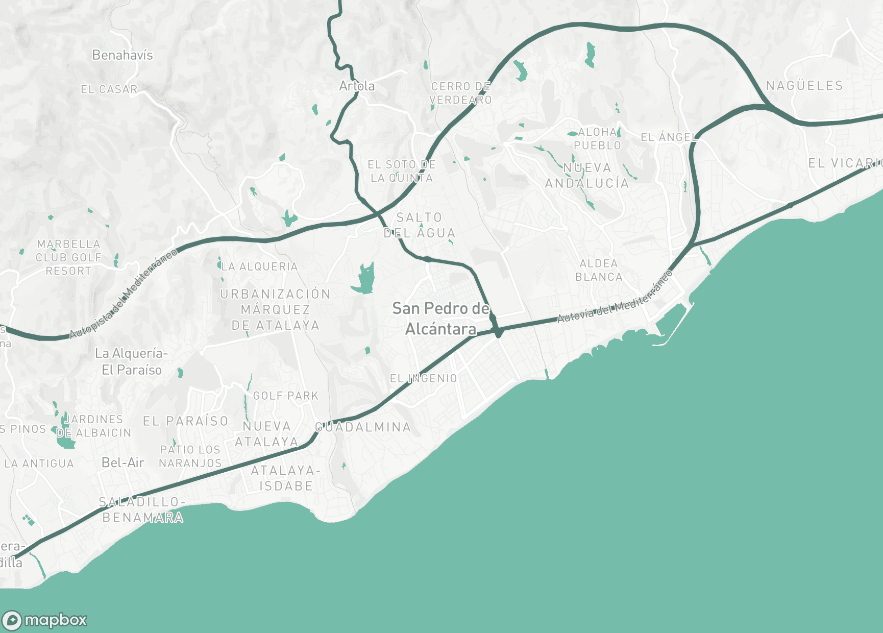 Property Location Map, San Pedro de Alcantara