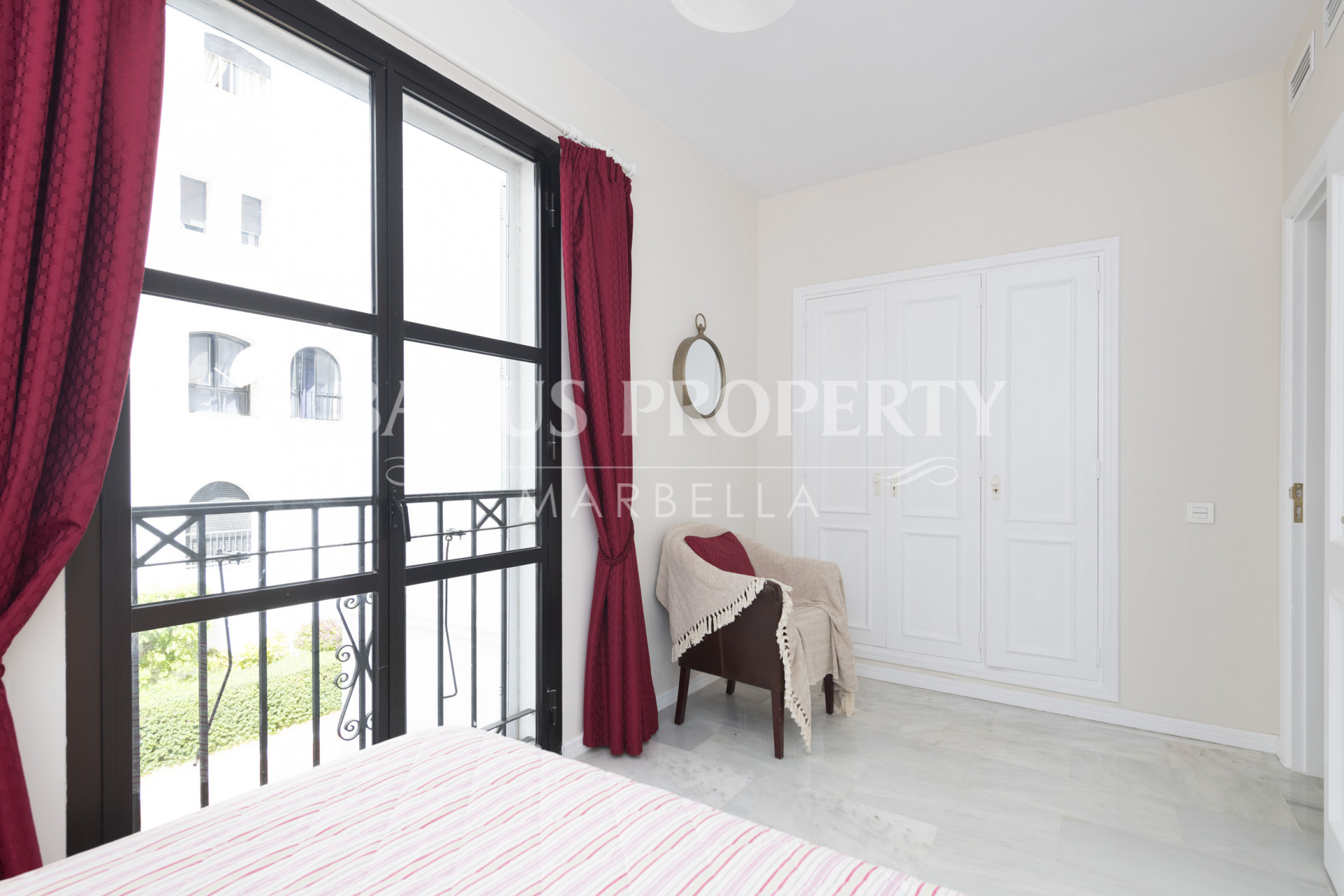 Two-bedroom apartment for sale in Casas Córdoba, within prestigious Playas del Duque in Puerto Banús