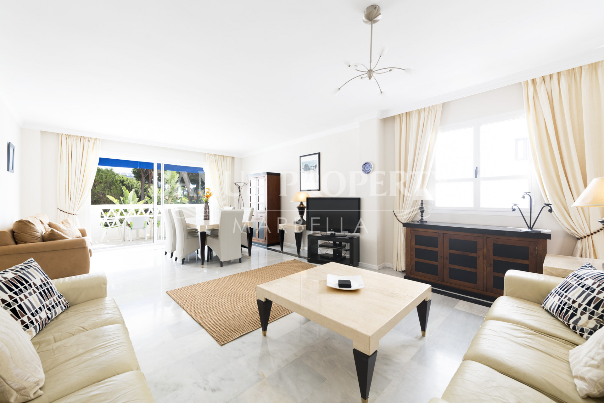 Two-bedroom apartment for sale in Casas Córdoba, within prestigious Playas del Duque in Puerto Banús