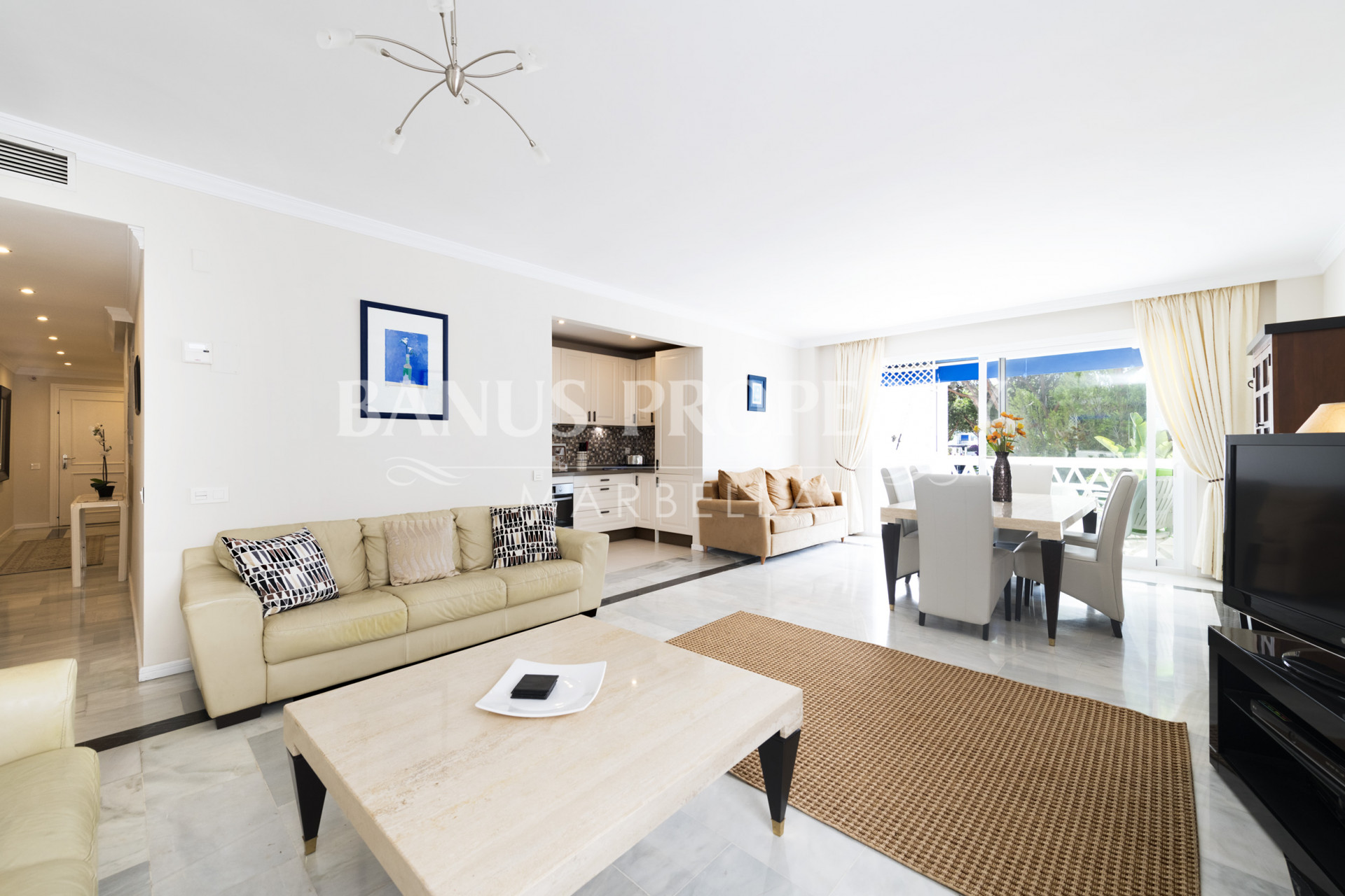 Two-bedroom apartment for sale in Casas Córdoba, within prestigious Playas del Duque in Puerto Banús