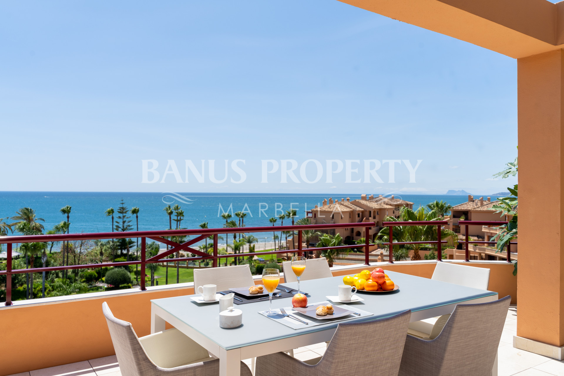 Enjoy the sea breeze from this stunning frontline beach 2 bed- penthouse in Riviera Andaluza- Estepona