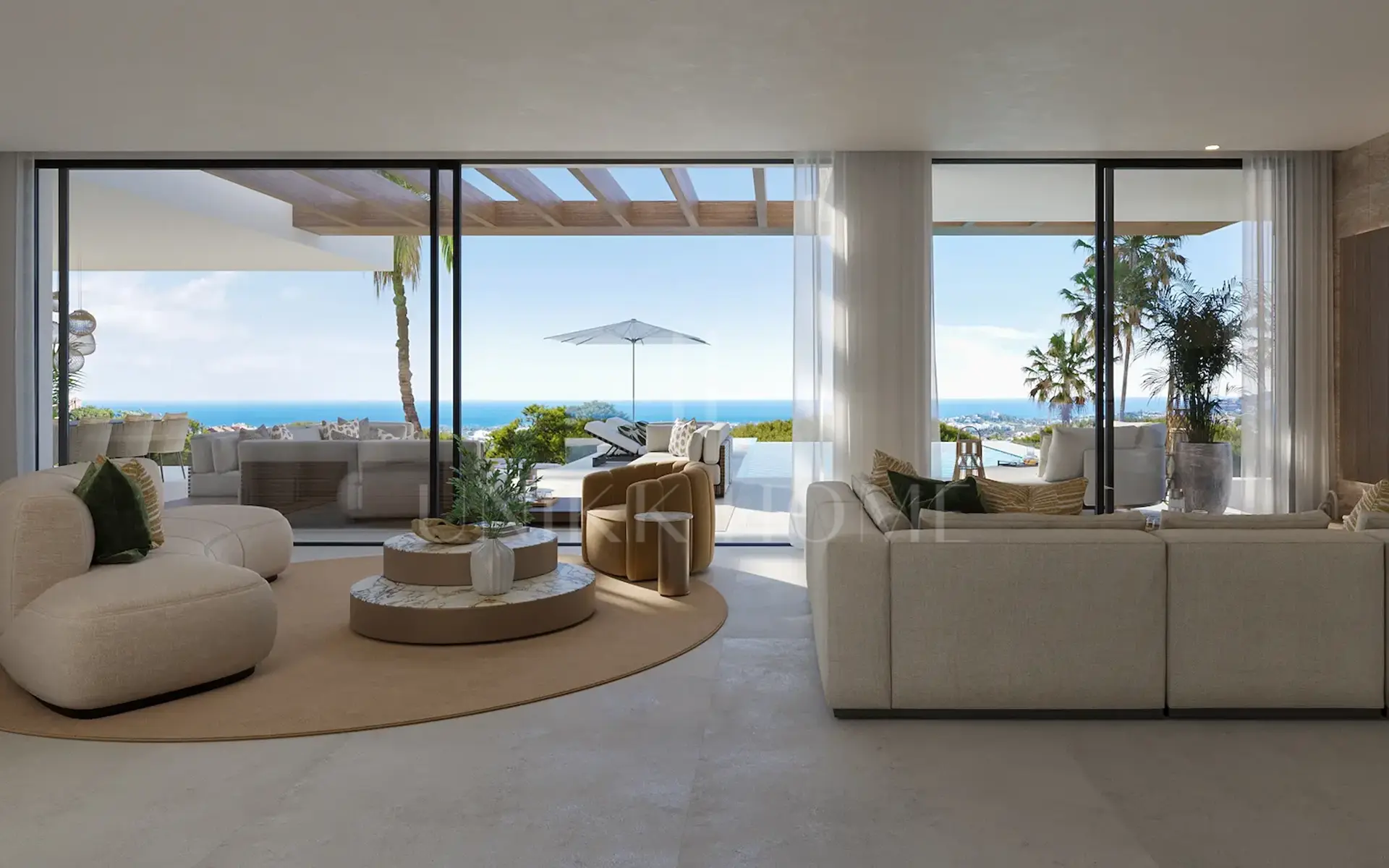 Luxury villas in a tranquil setting