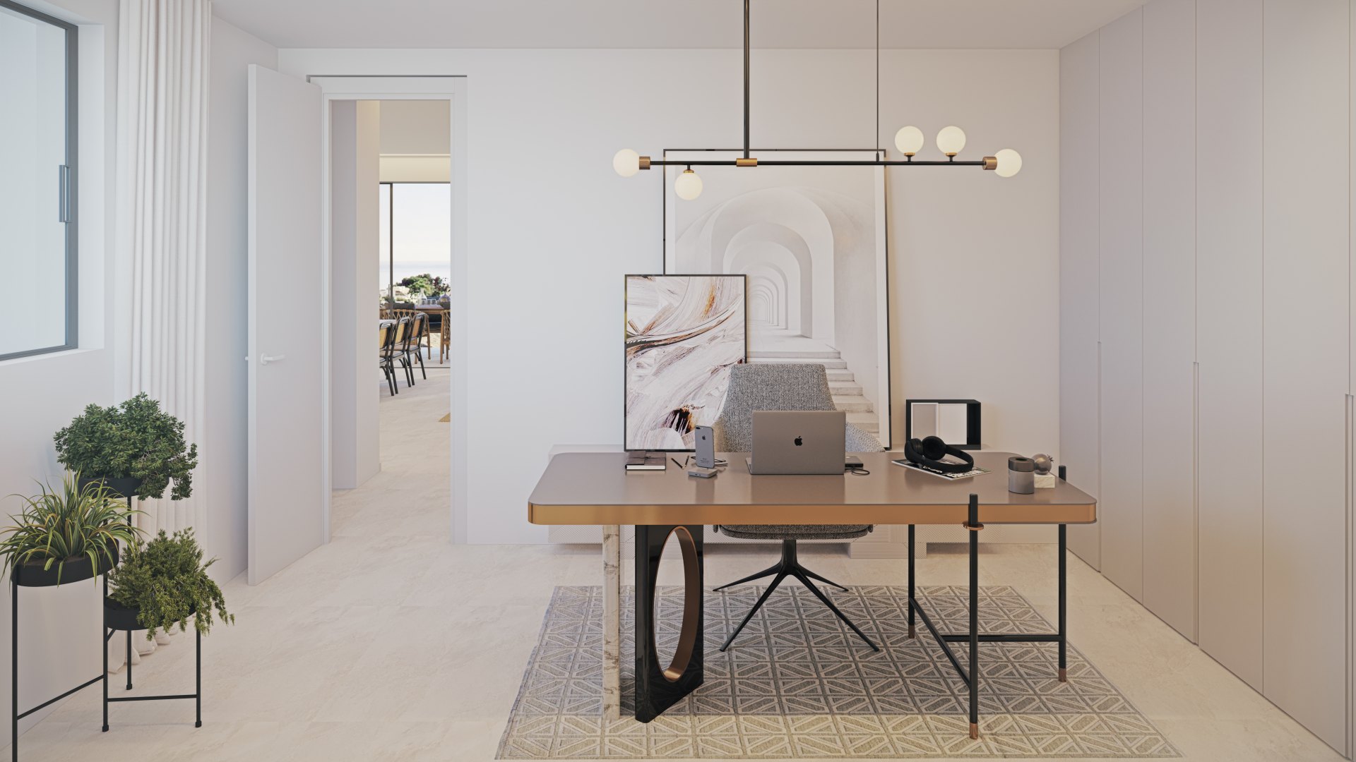 Sky-Villas in El Higuerón with private pool and sea views in Higuerón