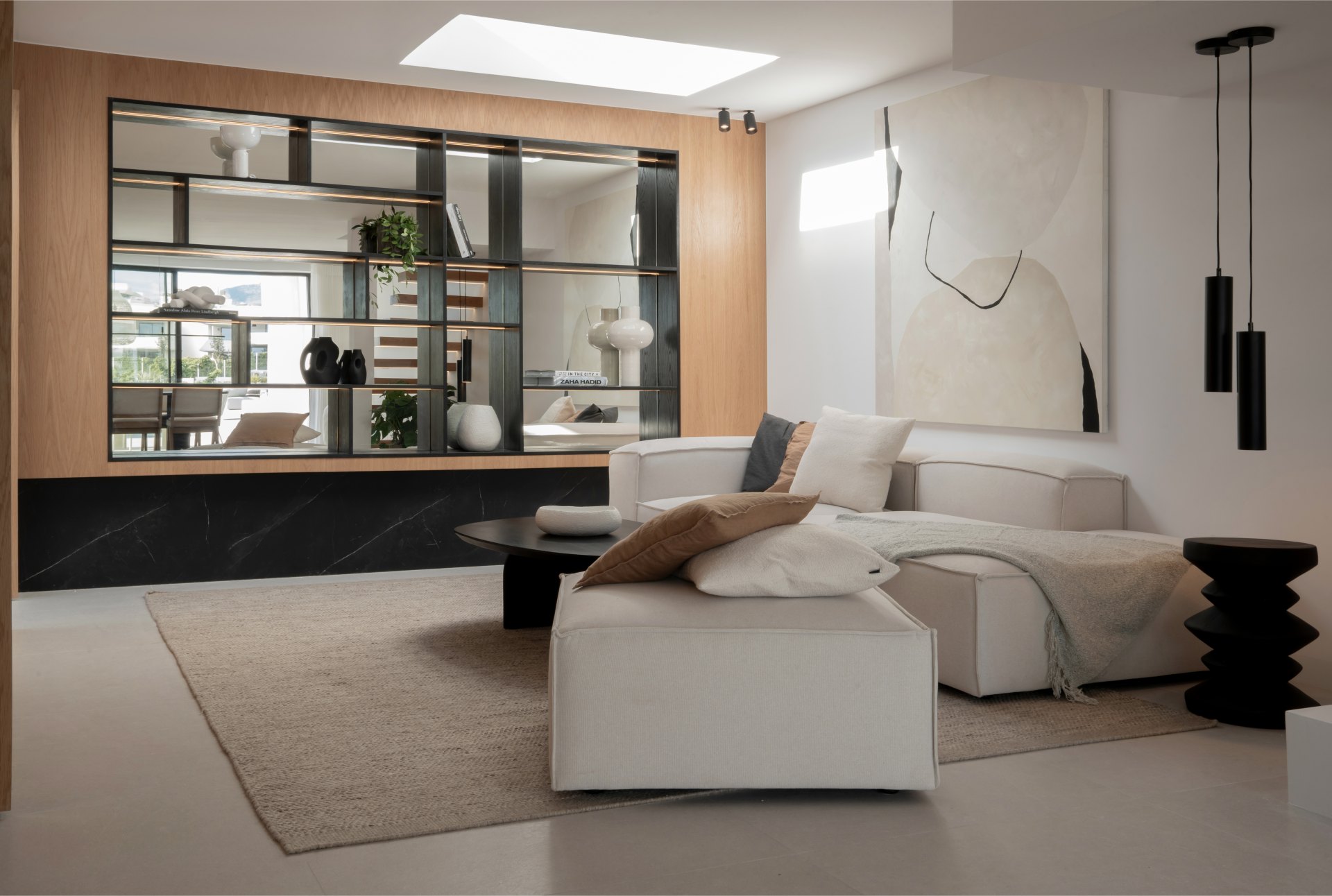 Villa in Nueva Andalucía in three styles: modern-Andalusian-Scandinavian