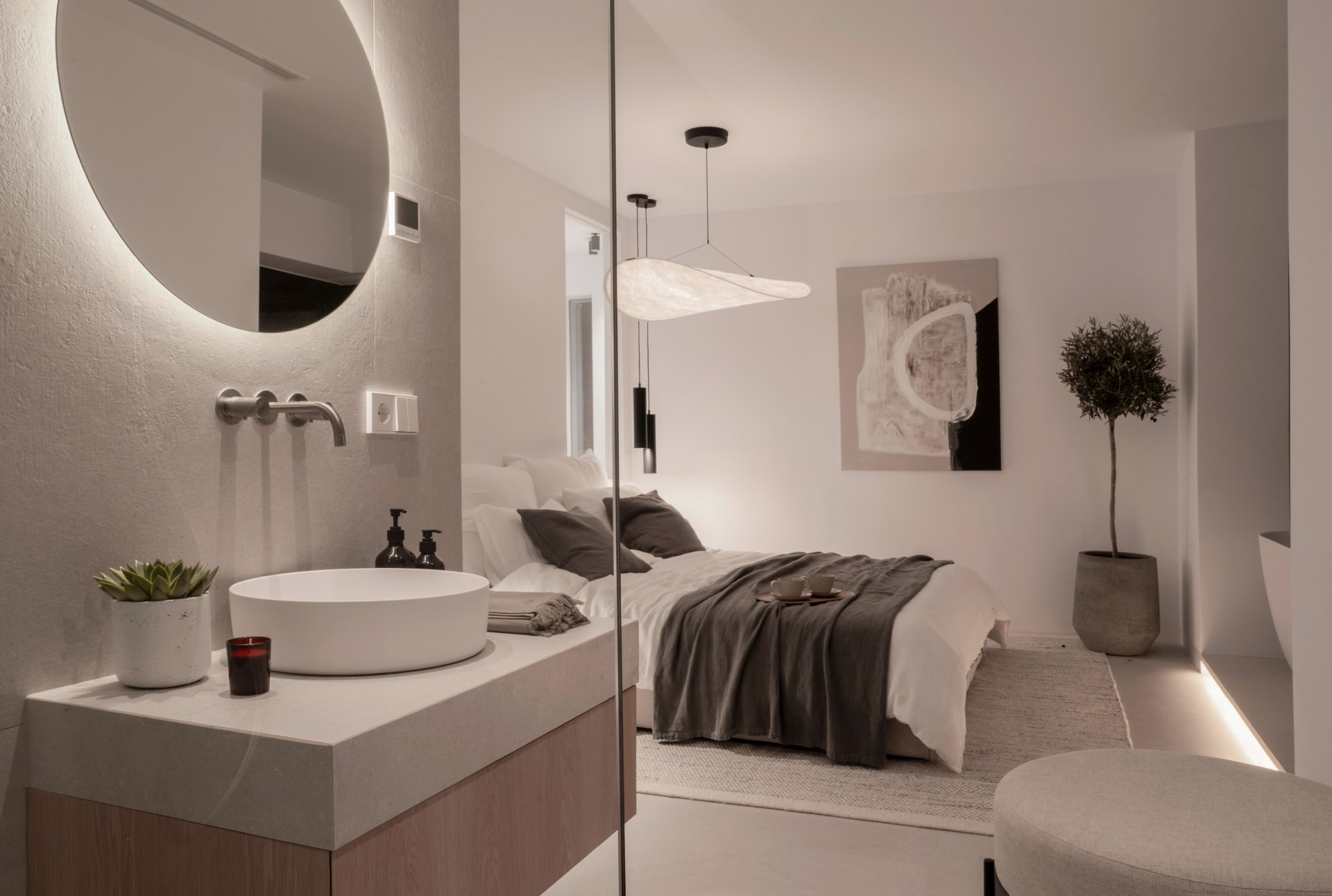 Villa in Nueva Andalucía in three styles: modern-Andalusian-Scandinavian