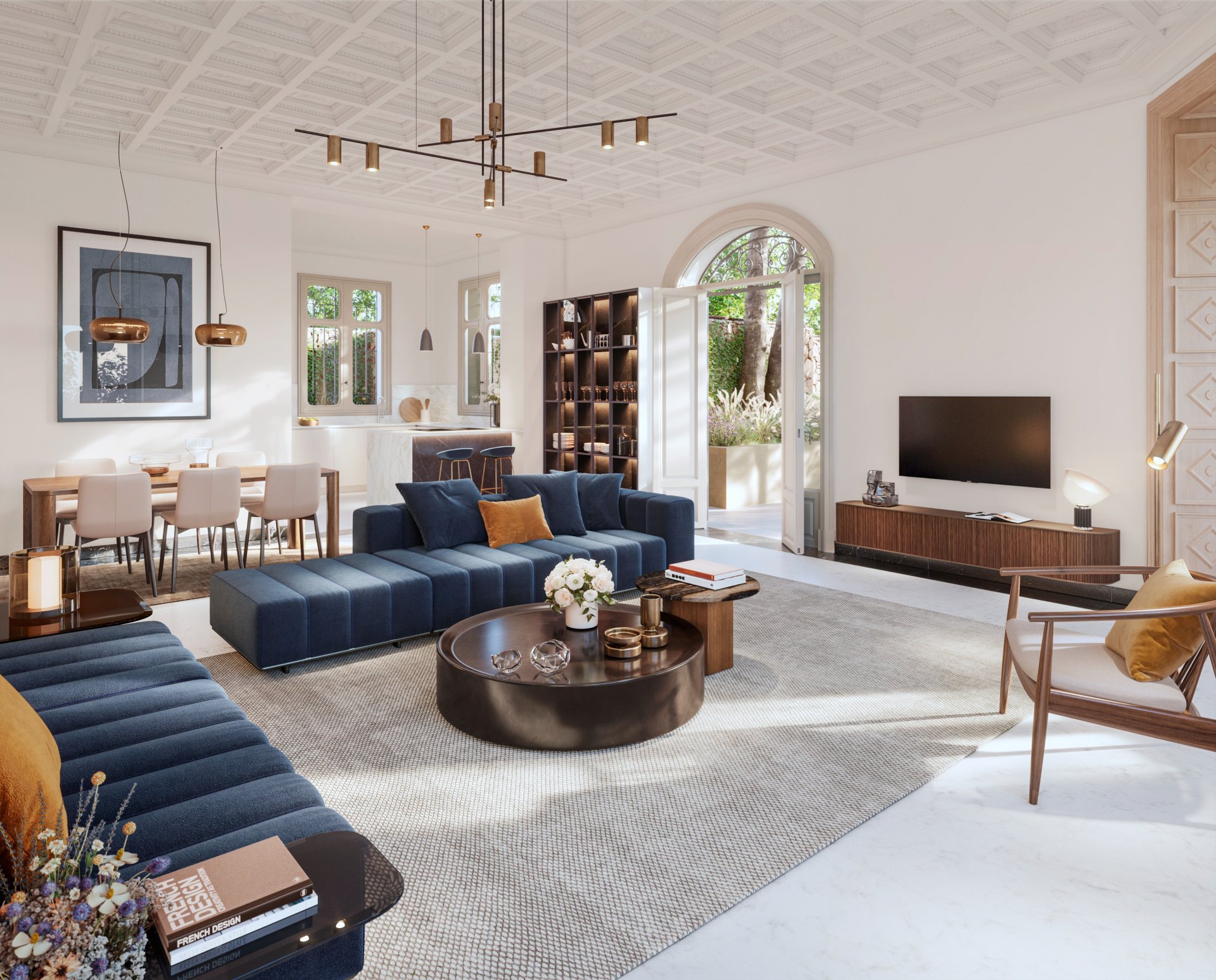 Dúplex en palacete señorial con vistas al mar y piscina comunitaria en El Limonar