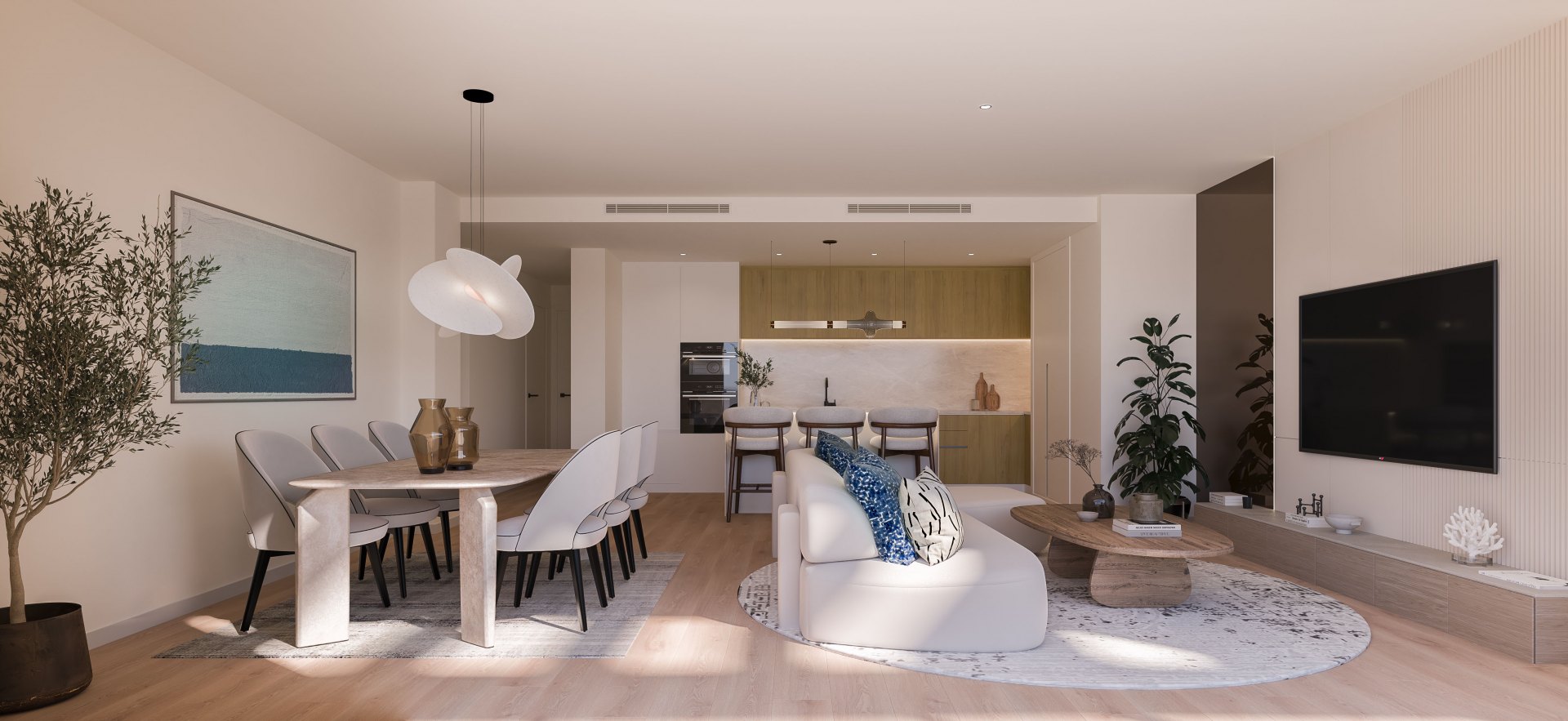 Espléndido ático de nueva construcción con vistas al mar en Estepona