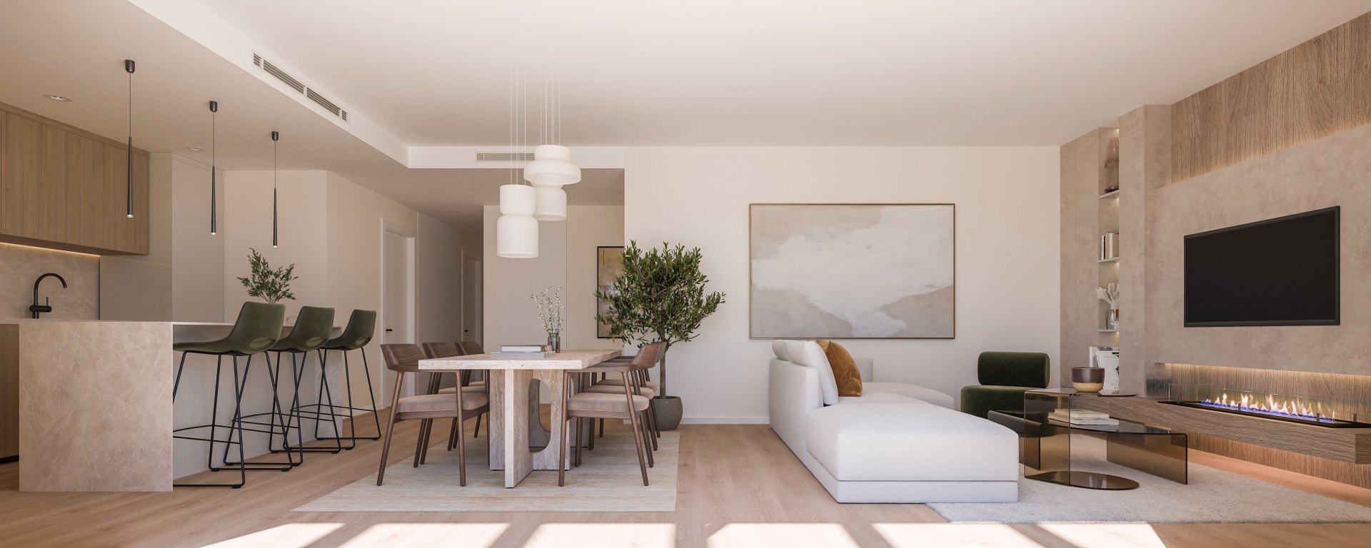 Espléndido ático de nueva construcción con vistas al mar en Estepona