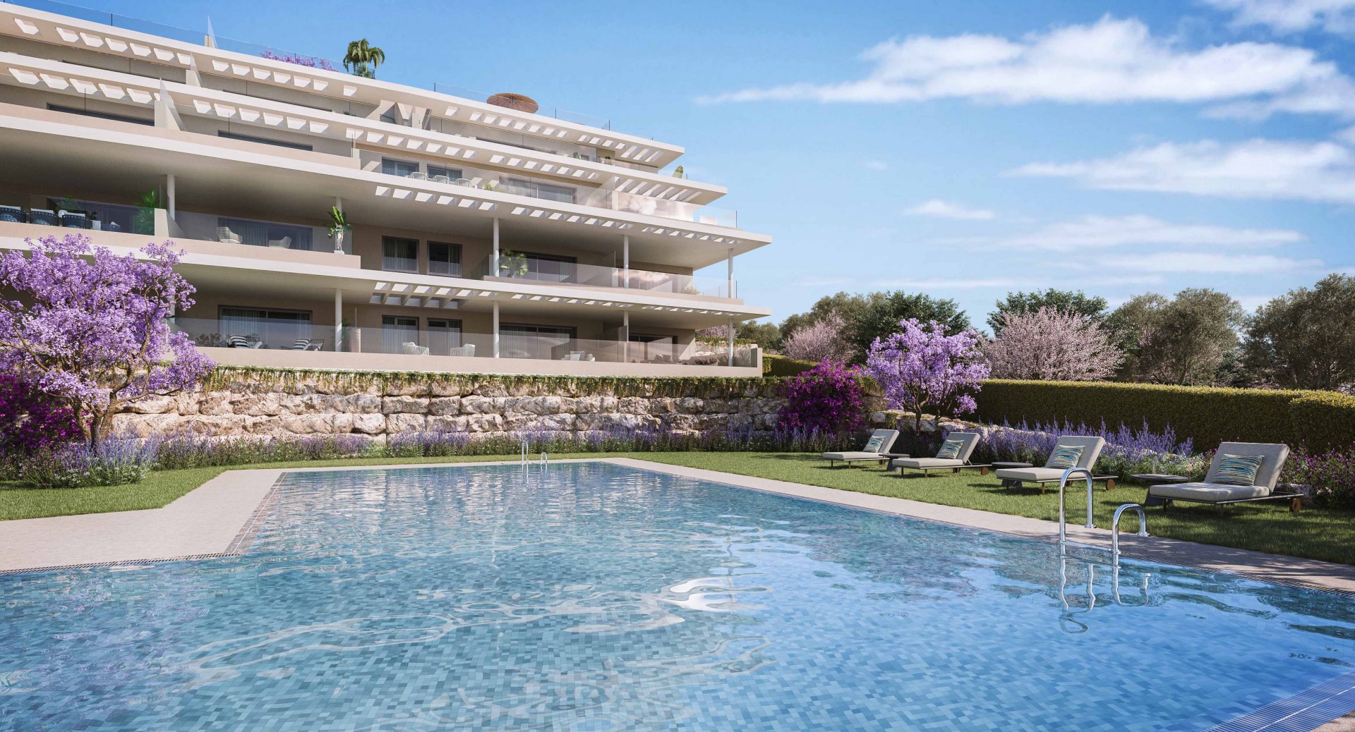 Espléndido ático de nueva construcción con vistas al mar en Estepona