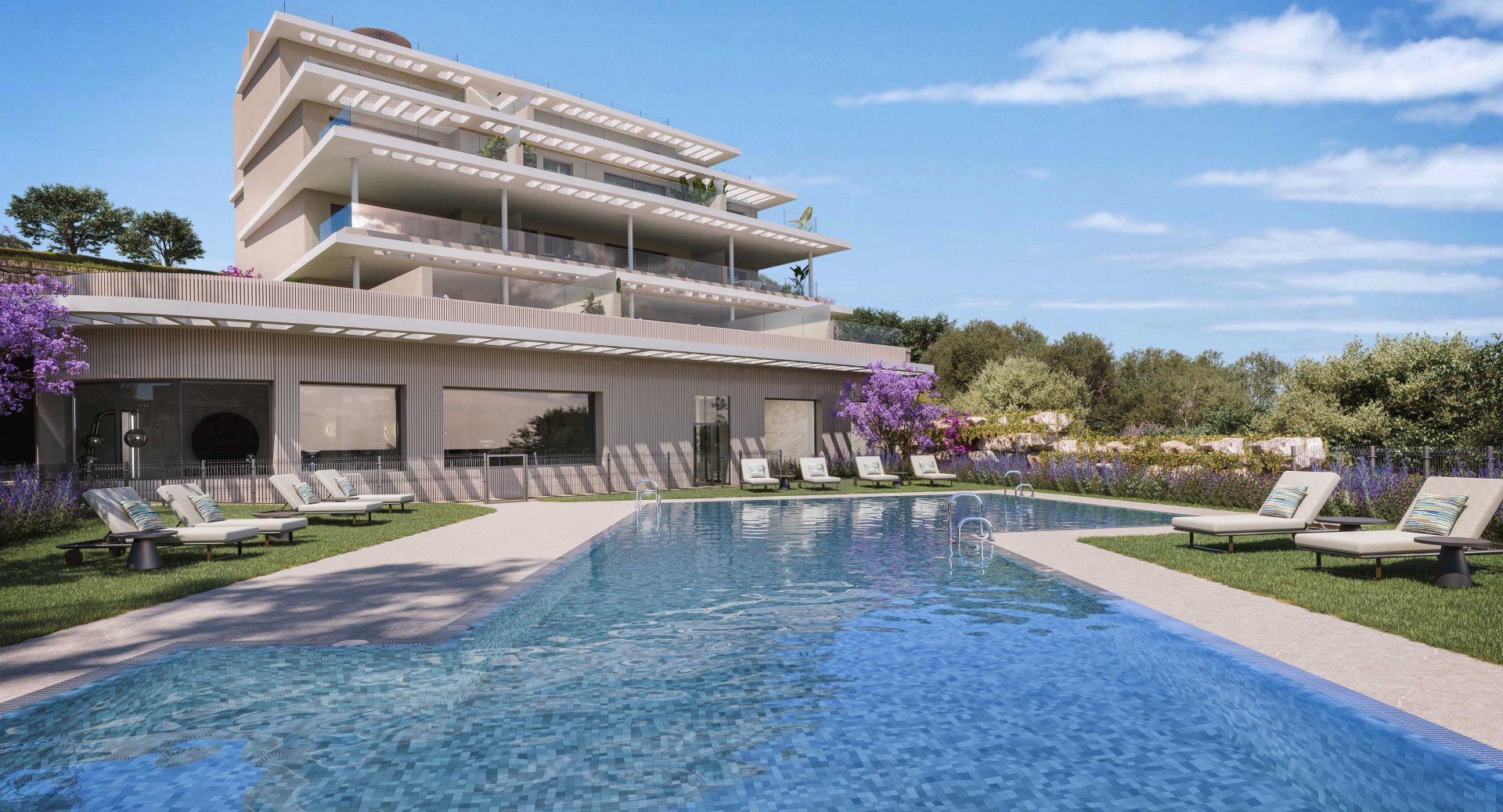 Espléndido ático de nueva construcción con vistas al mar en Estepona