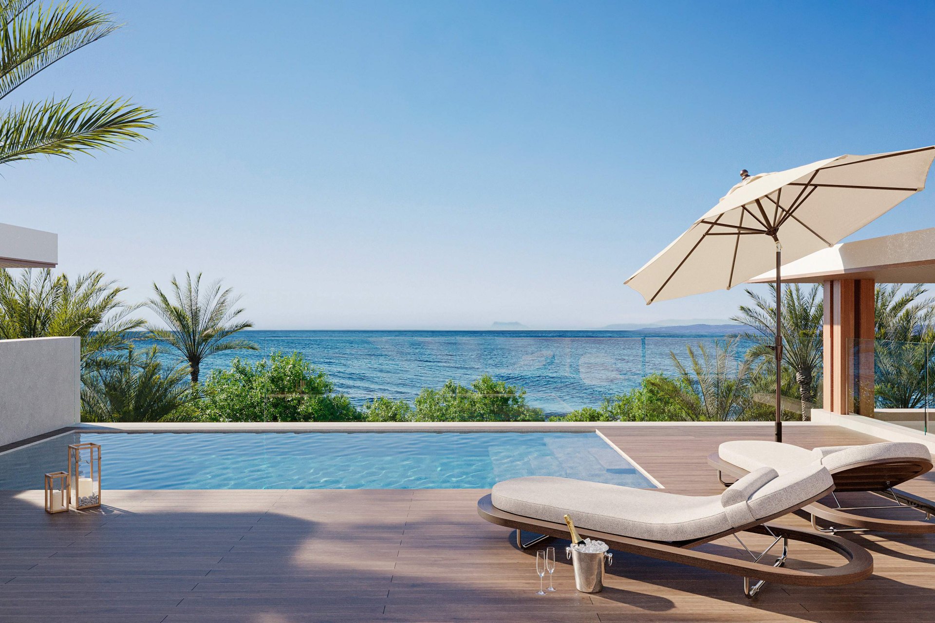 Luxury villa in a new beachfront development in Estepona Centre, Estepona