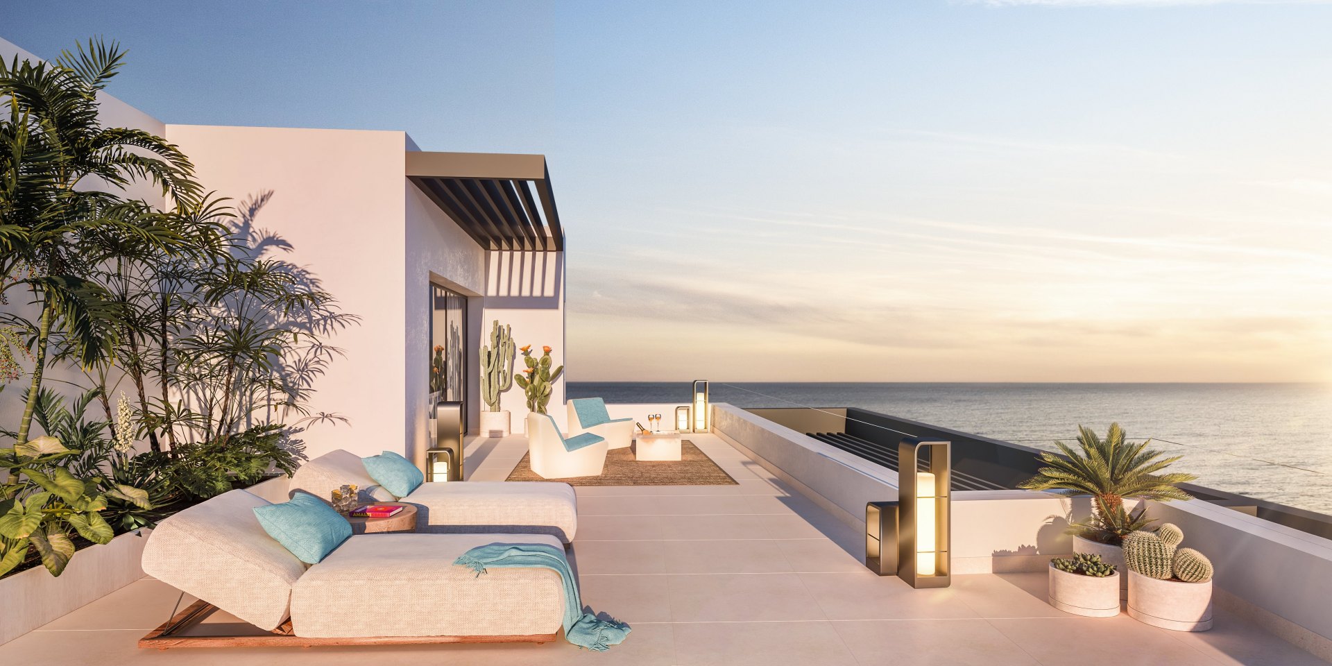 Modern Penthouse with exceptional views of the mediterranean cost near Nerja