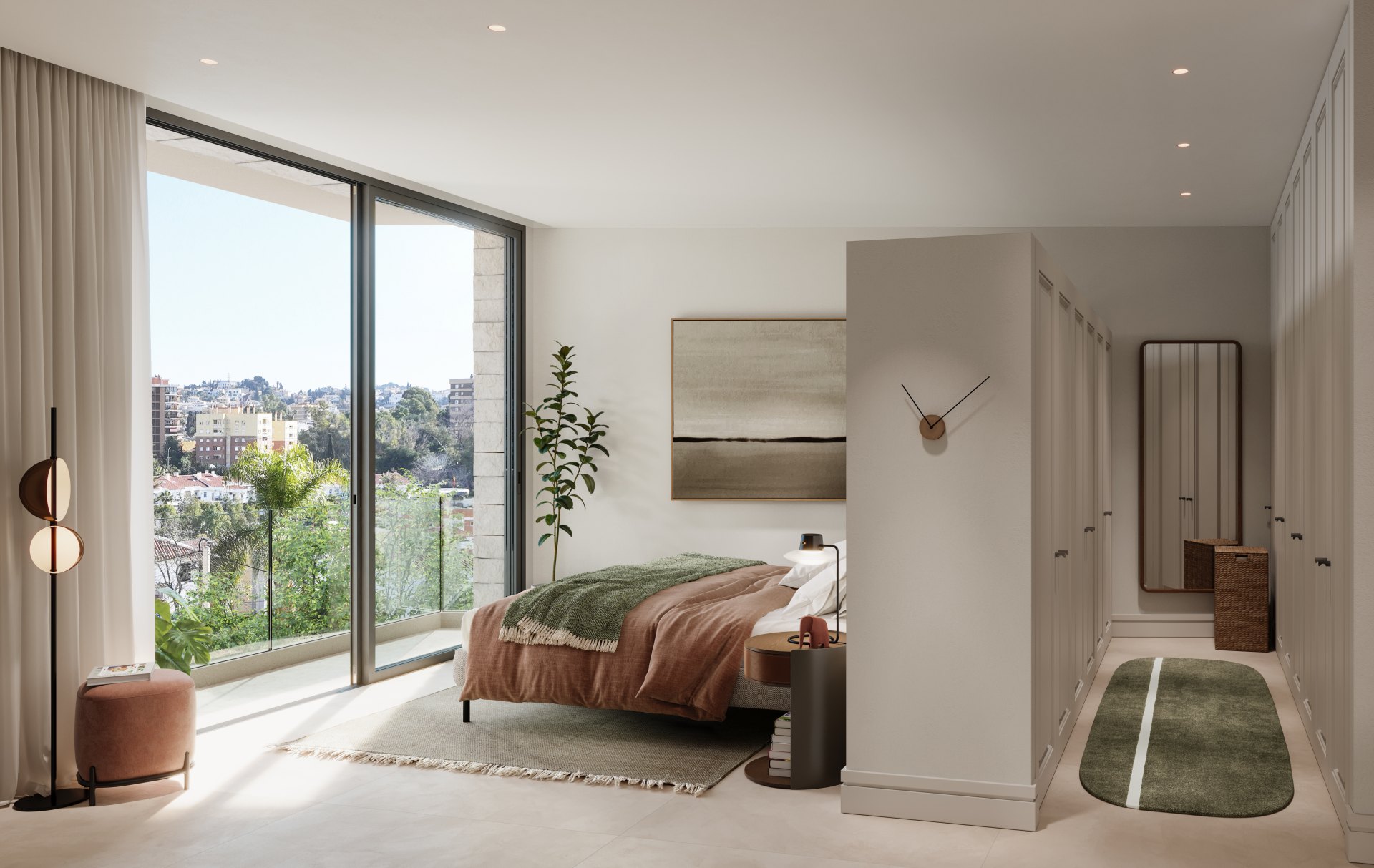 Lujosa vivienda familiar residencial con vistas panorámicas al mar en el Este de Málaga